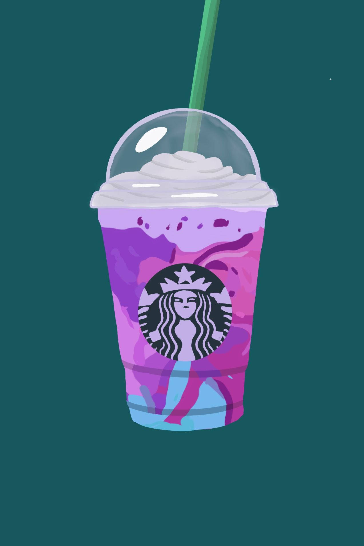 iPhone Starbucks Galaxie Fundal