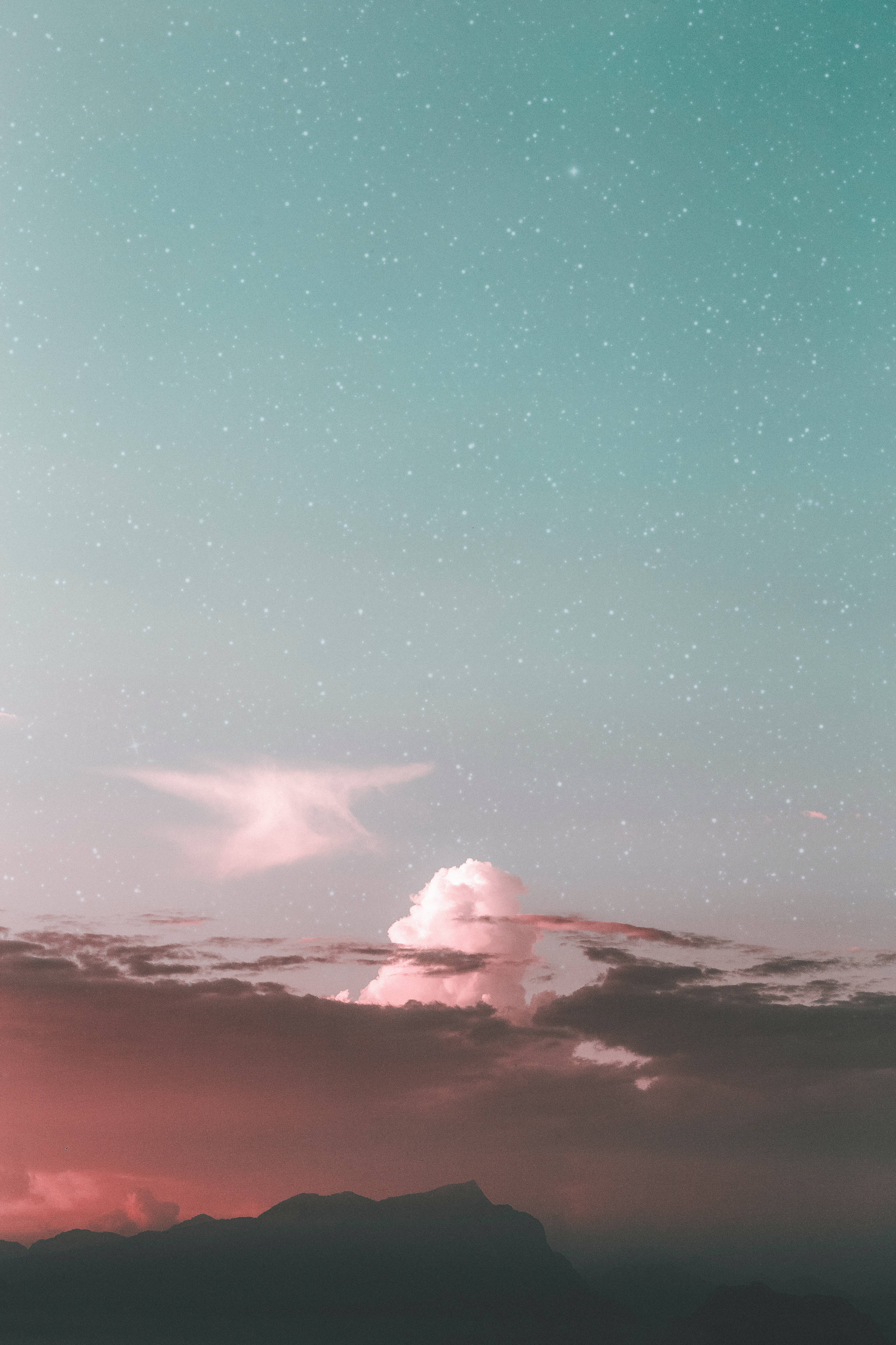 iPhone Vintage Cloud Fundal