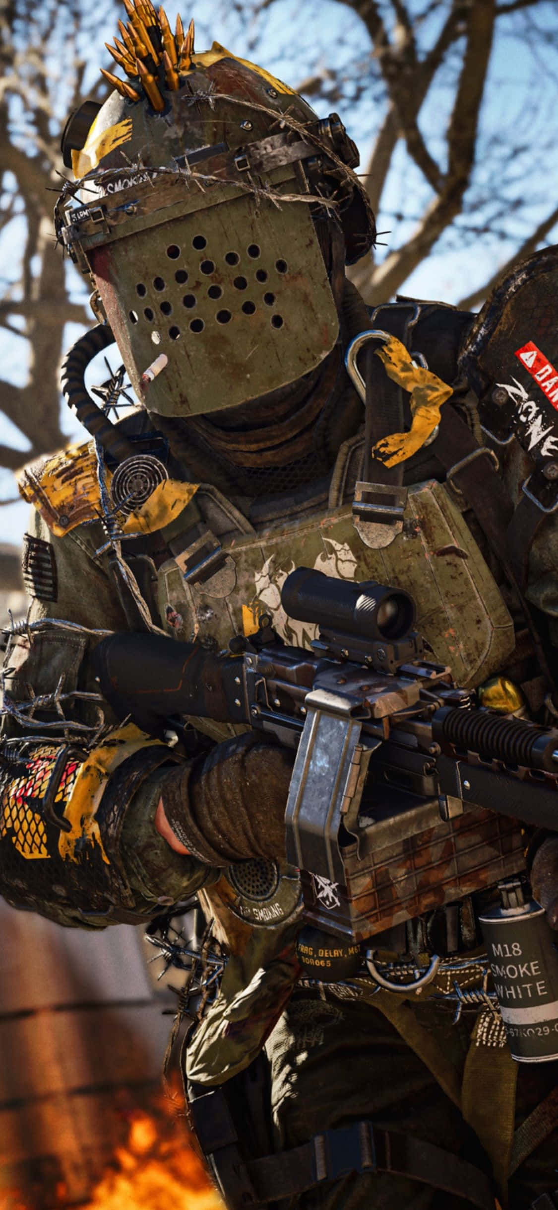 iPhone X Call Of Duty Black Ops Cold War Background Soldier Fundal