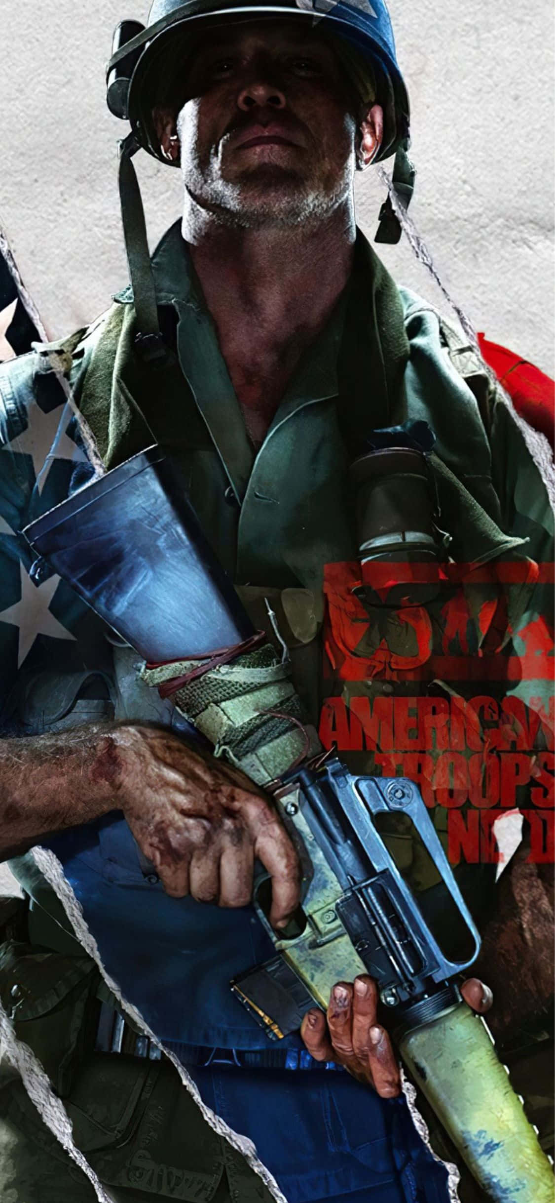 iPhone X Call Of Duty Black Ops Cold War Background American Character Fundal