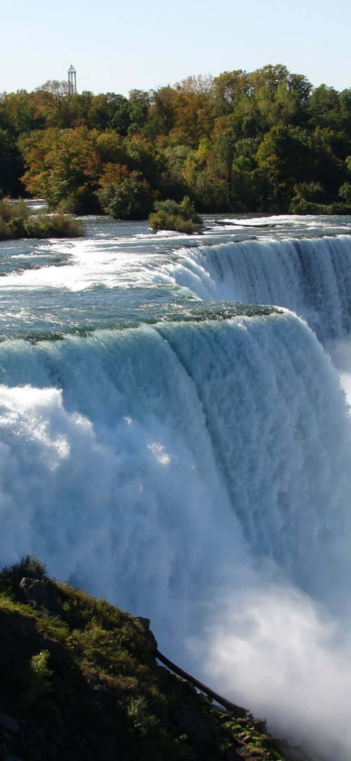 iPhone X Close Up Niagara Falls Fundal