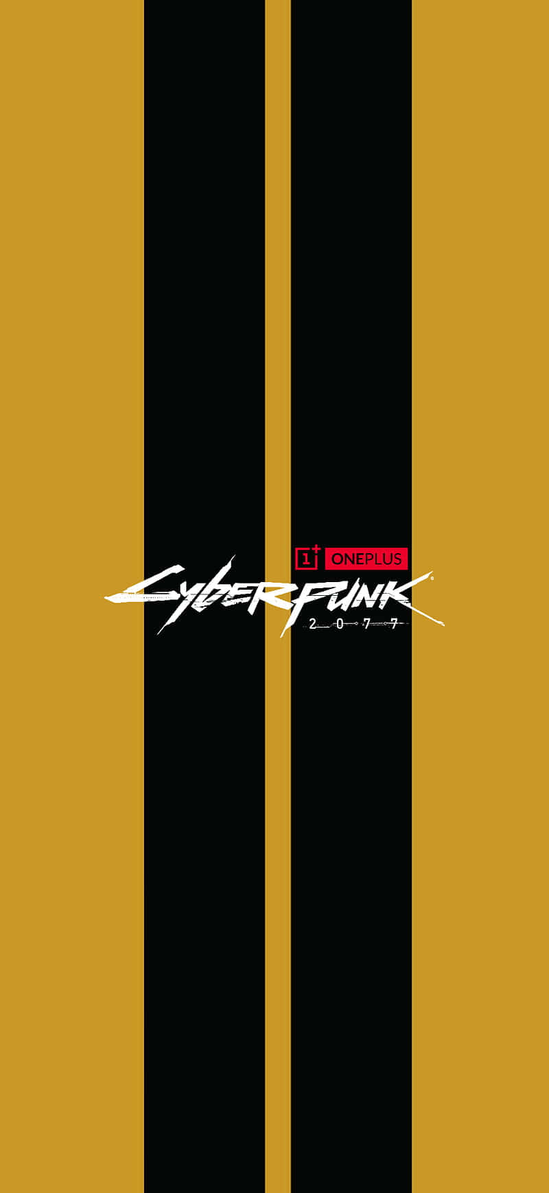 Fond iPhone X Cyberpunk 2077 galben cu dungi negre Fundal