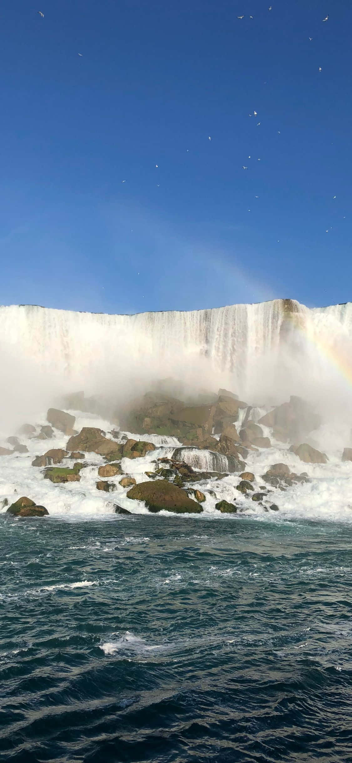 iPhone X Niagara Water Falls Fundal