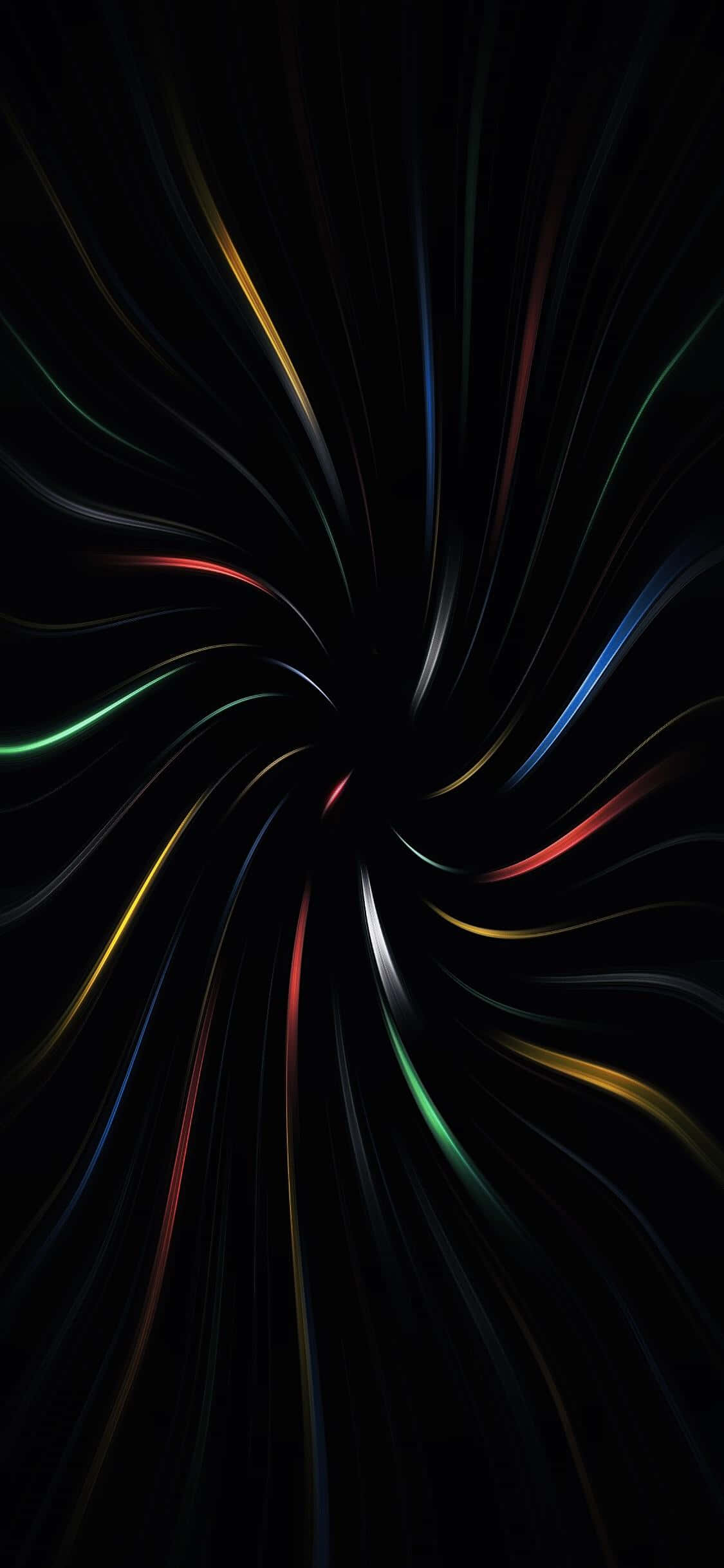 iPhone X Fundal Abstract cu Dungi Luminoase Colorate Fundal
