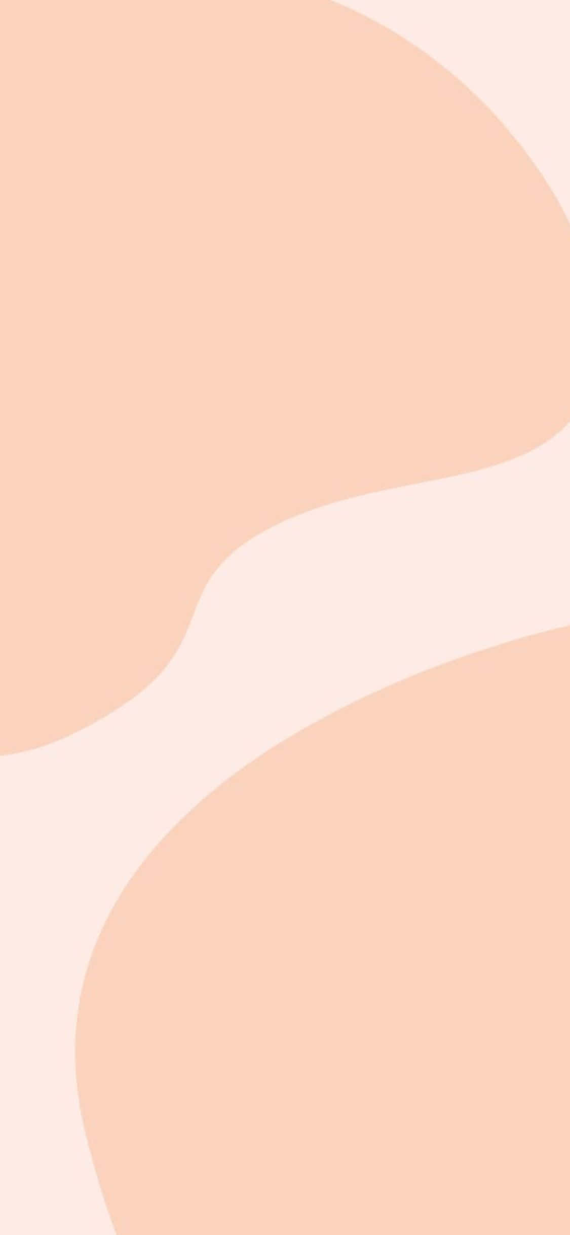 Fundal Minimalist Culoarea Piersicii pentru iPhone X Fundal