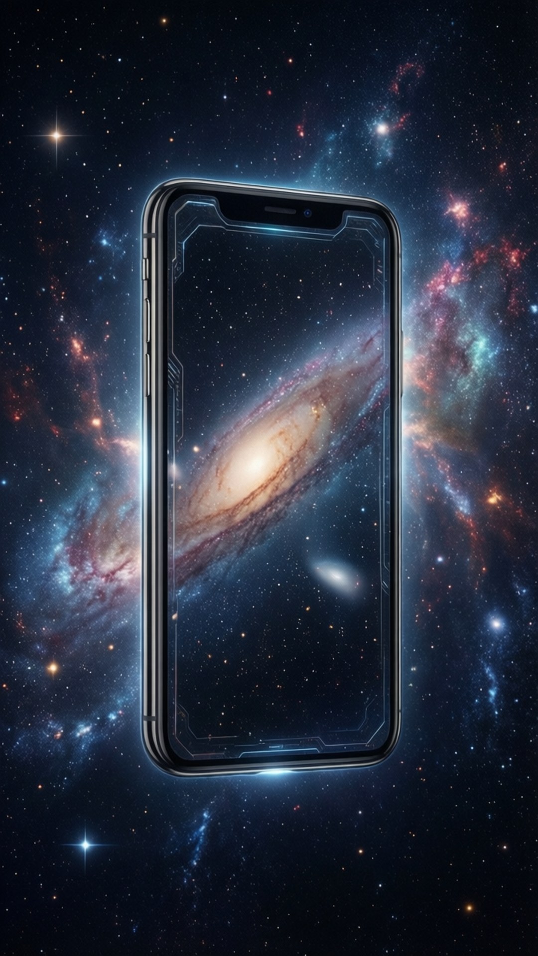 iPhone X în Spațiu Fundal