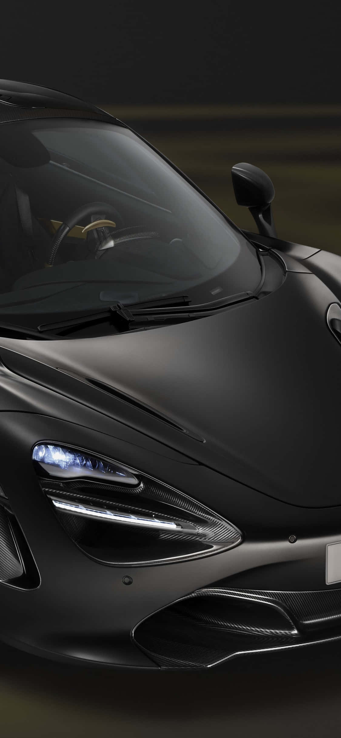 iPhone X Mclaren 720s Fundal Negru Fundal