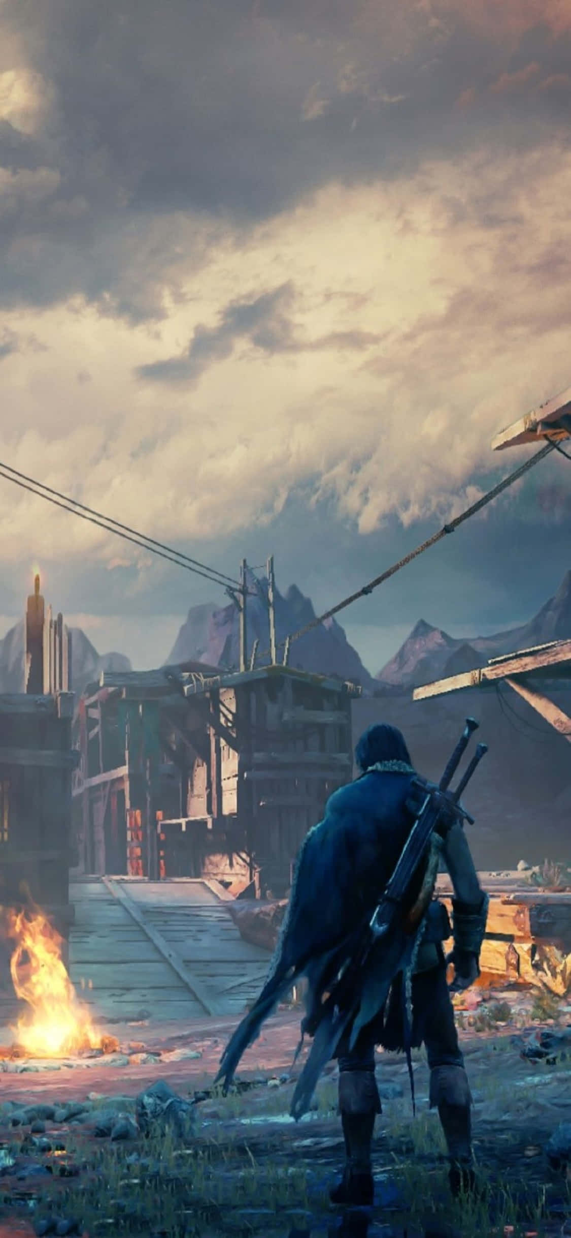 Fond iPhone X Shadow Of Mordor Talion Fundal