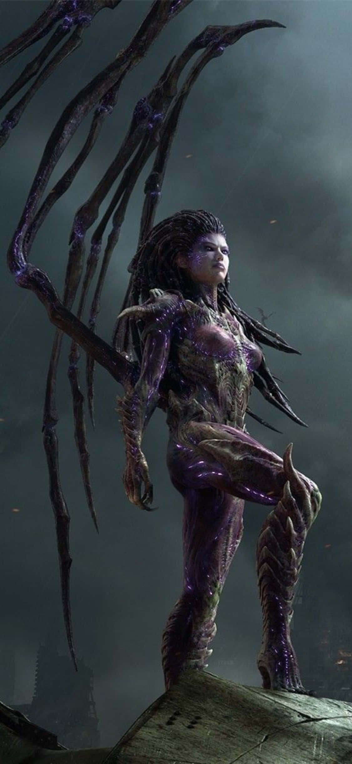 iPhone X Starcraft Ii Fundal Cer Gri Fundal