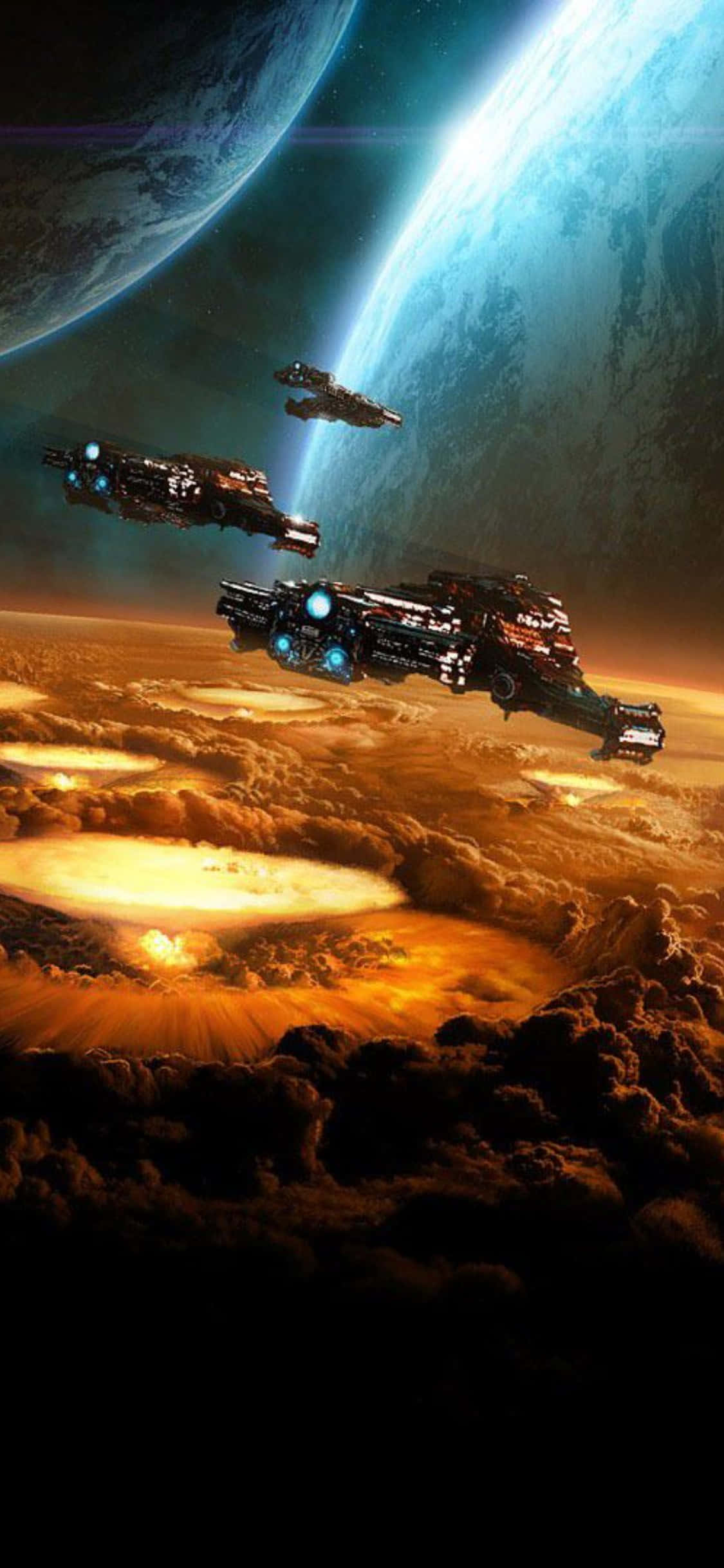 iPhone X Starcraft Ii Fundal Planetă Fundal