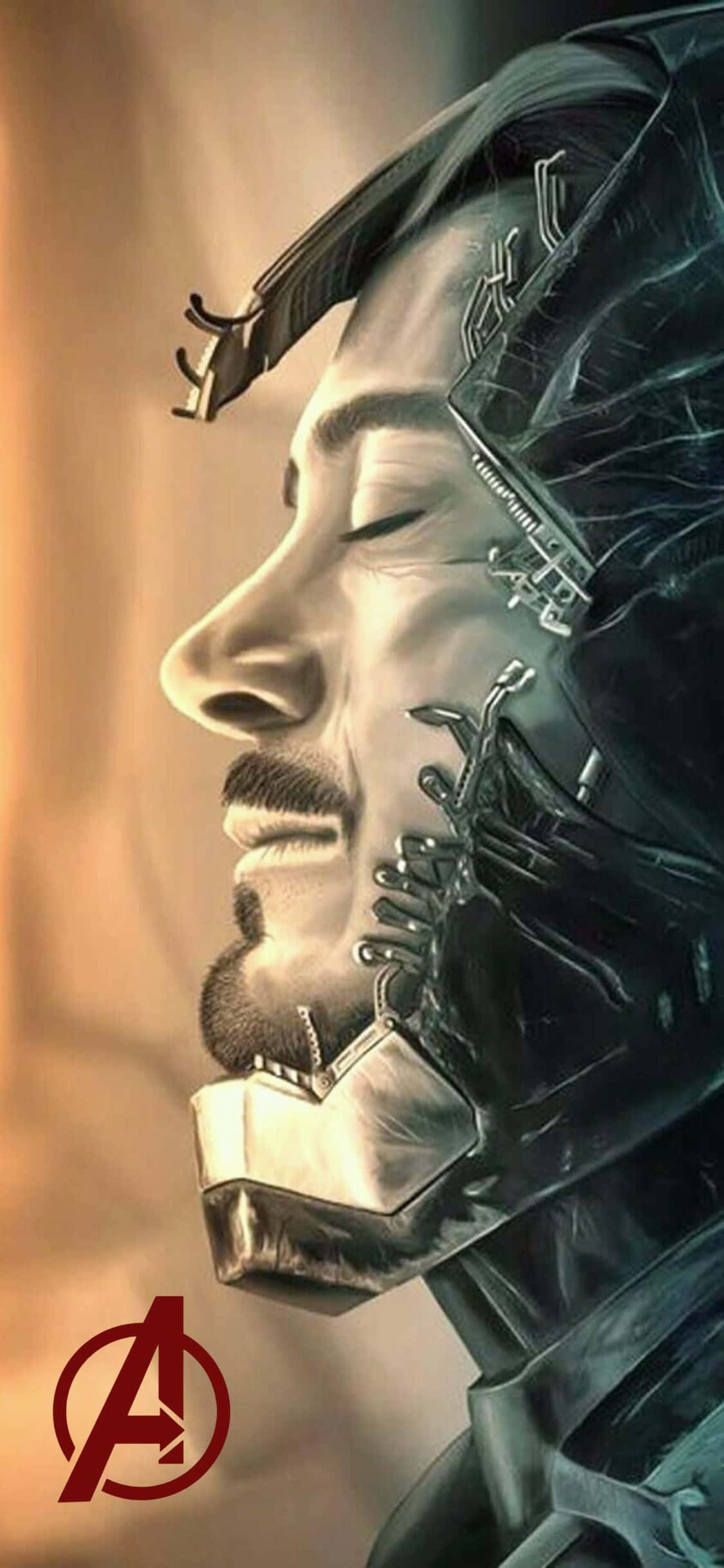 iPhone XS Avengers Fundal Tony Stark Odihnă Fundal