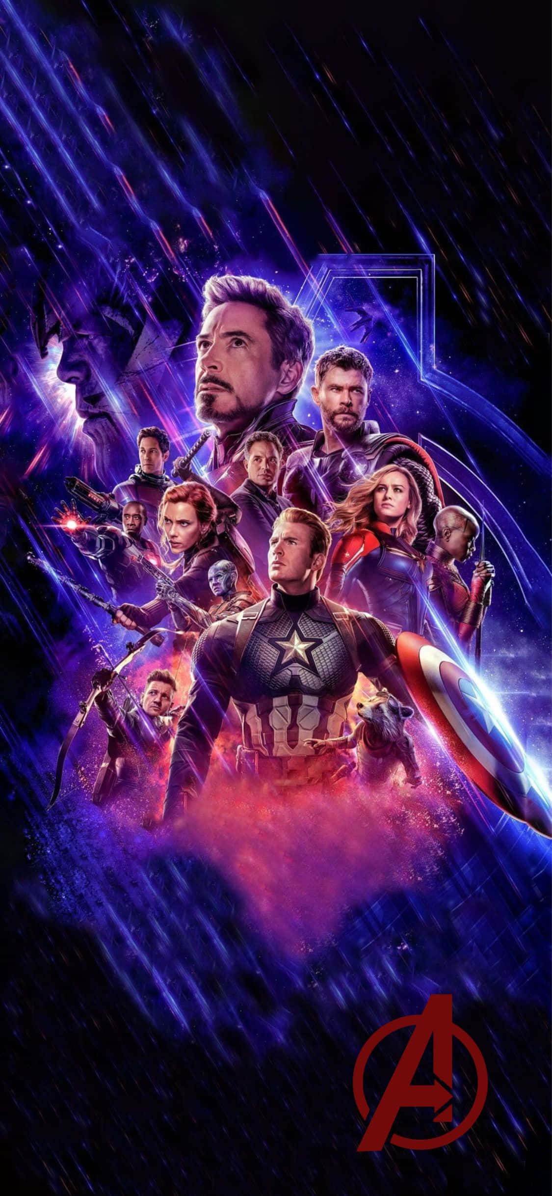 iPhone XS Avengers Fundal Artă Făcută de Fani Fundal