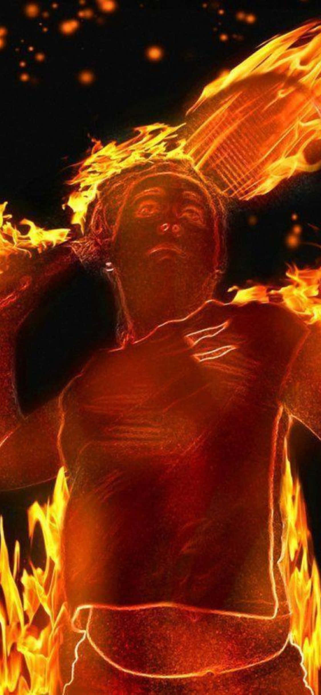 iPhone Xs Badminton Background Fundal