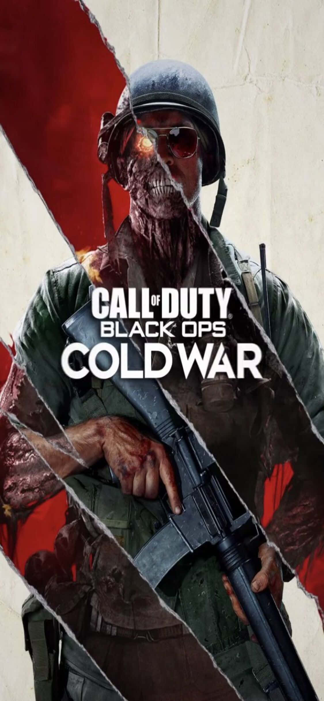 iPhone Xs Call Of Duty Black Ops Cold War Zombies Poster Background Fundal