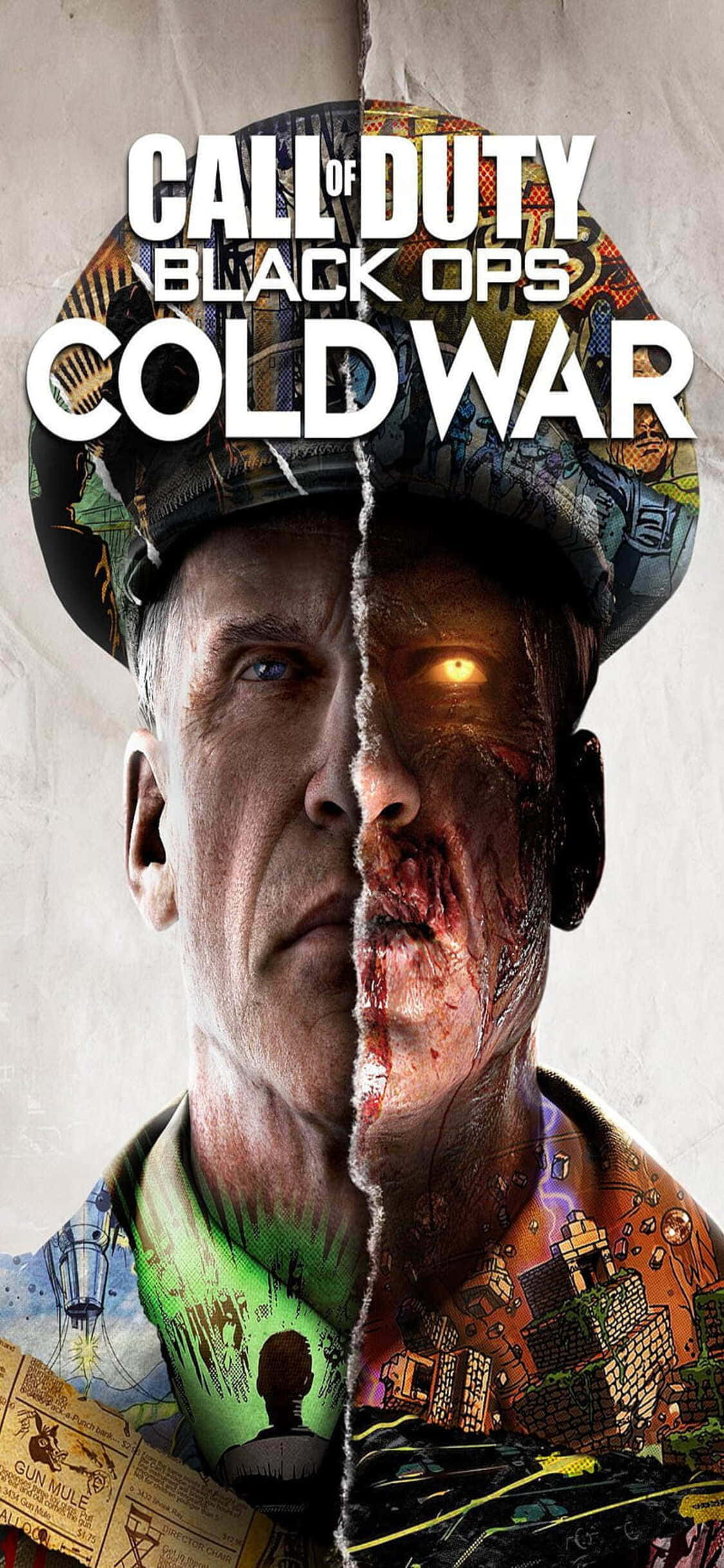 iPhone Xs Call Of Duty Black Ops Cold War Zombies Art Background Fundal