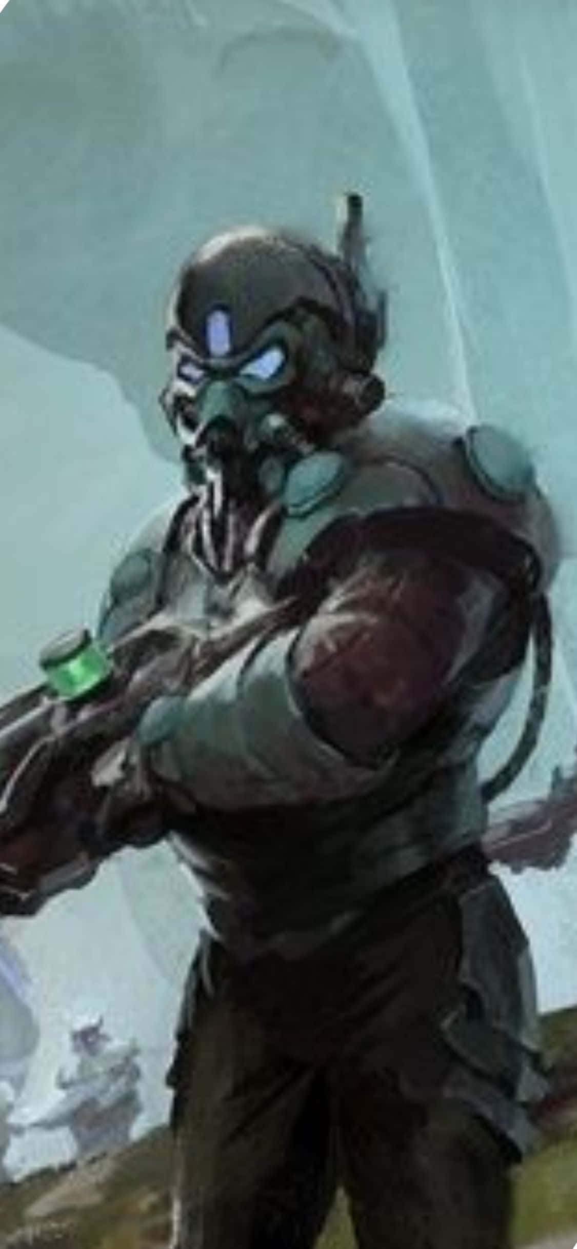 iPhone XS Civilization Beyond Earth Soldat Futurist Pictură Digitală Fundal