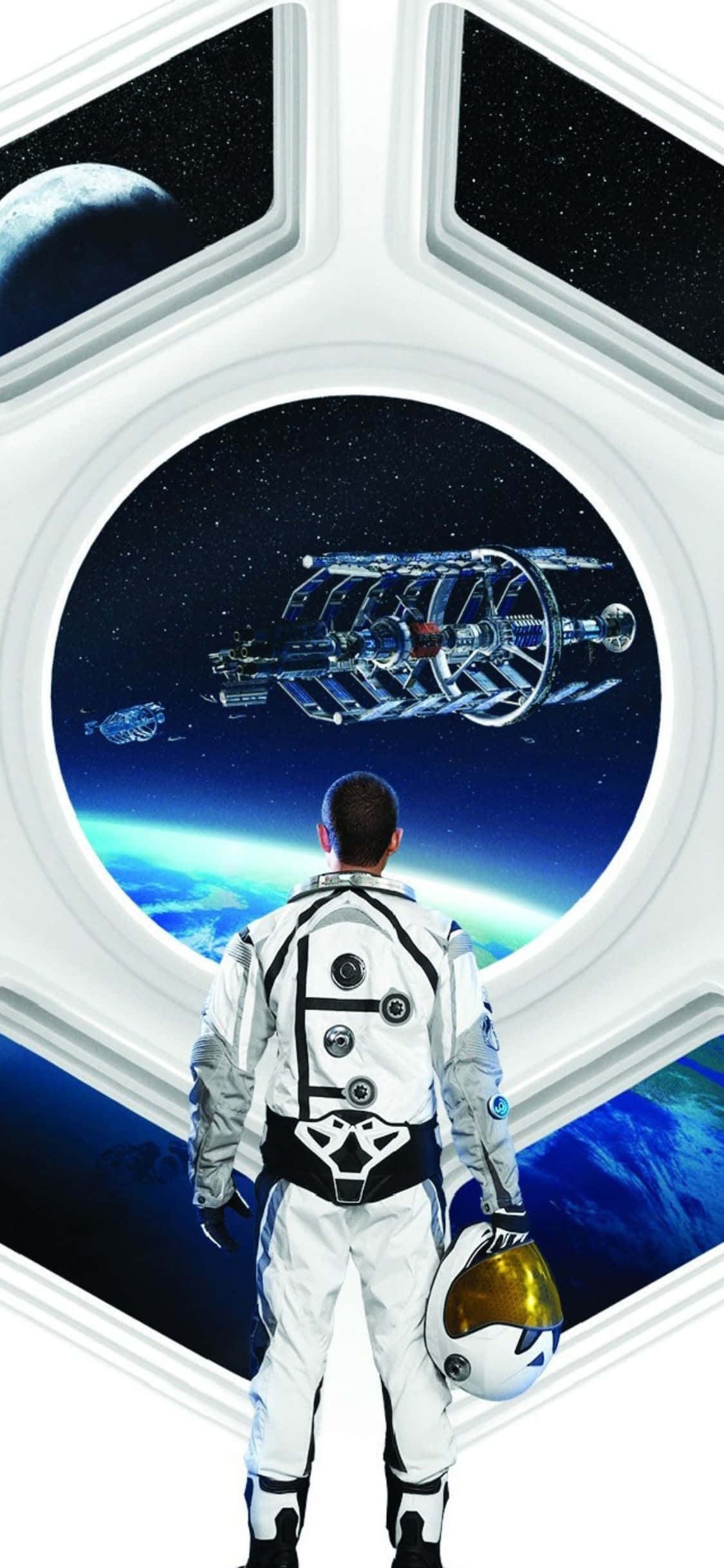 iPhone XS Civilization Beyond Earth Fundal Astronaut în Spațiu Fundal