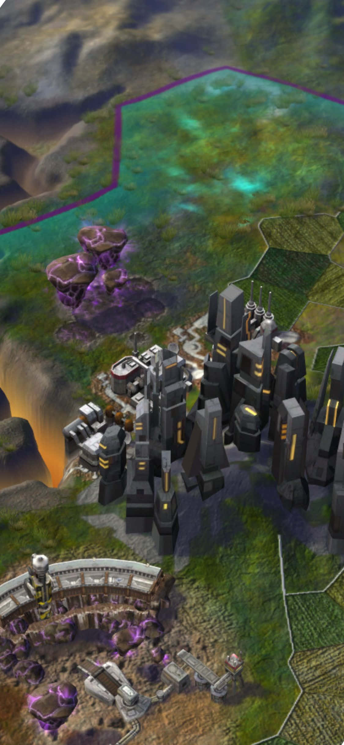 iPhone XS Civilization Beyond Earth Fundal Imagine Aeriană Hartă Fundal