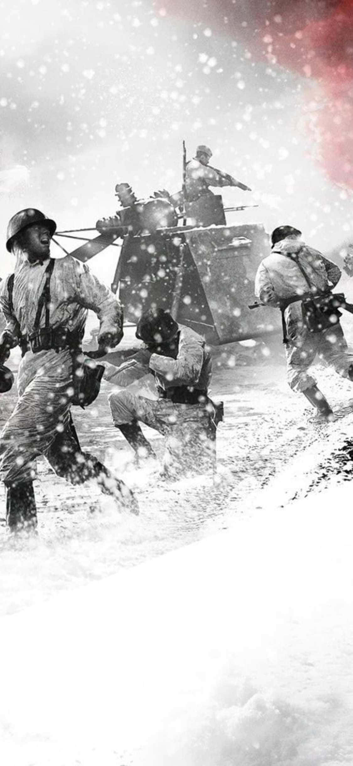 iPhone Xs Company Of Heroes 2 fundal în râu Fundal
