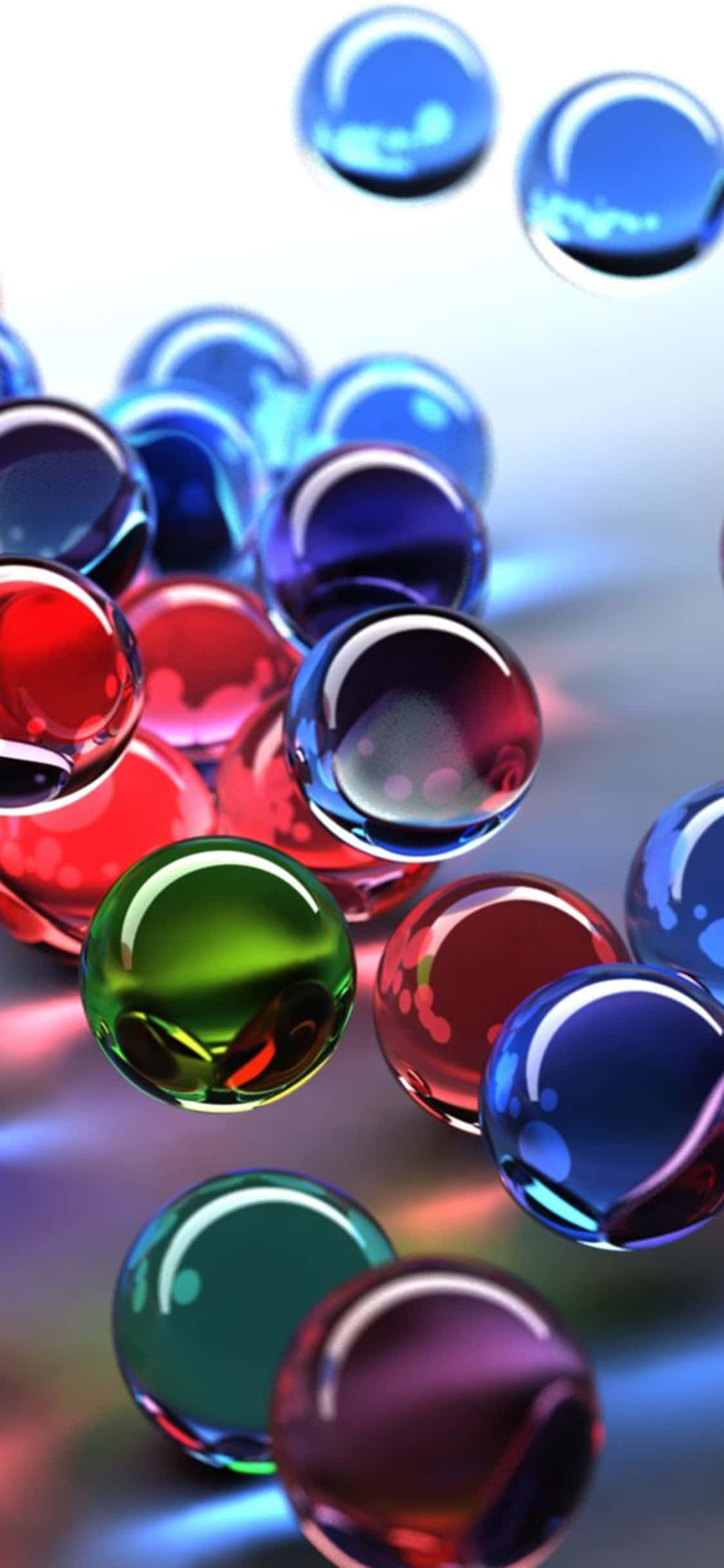 iPhone Xs Desktop Pc Colorful Bubbles Background Fundal