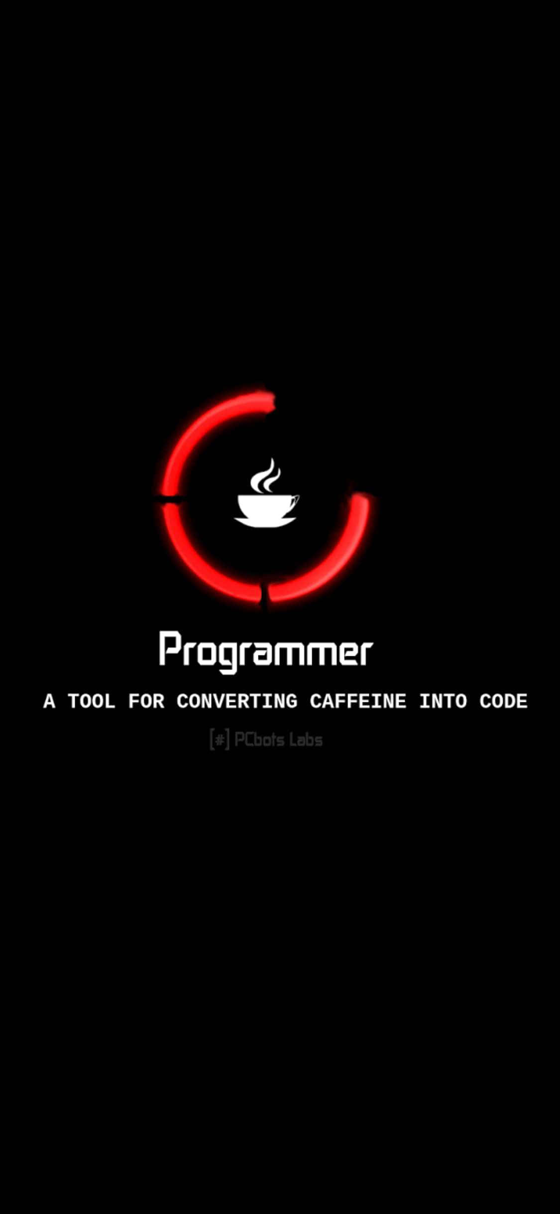 Fundal de programare iPhone XS Programmer Line Fundal