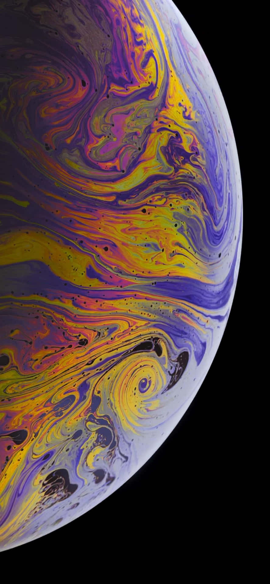 iPhone Xs Max Apple Fundal Lateral Planetă Culori Fundal