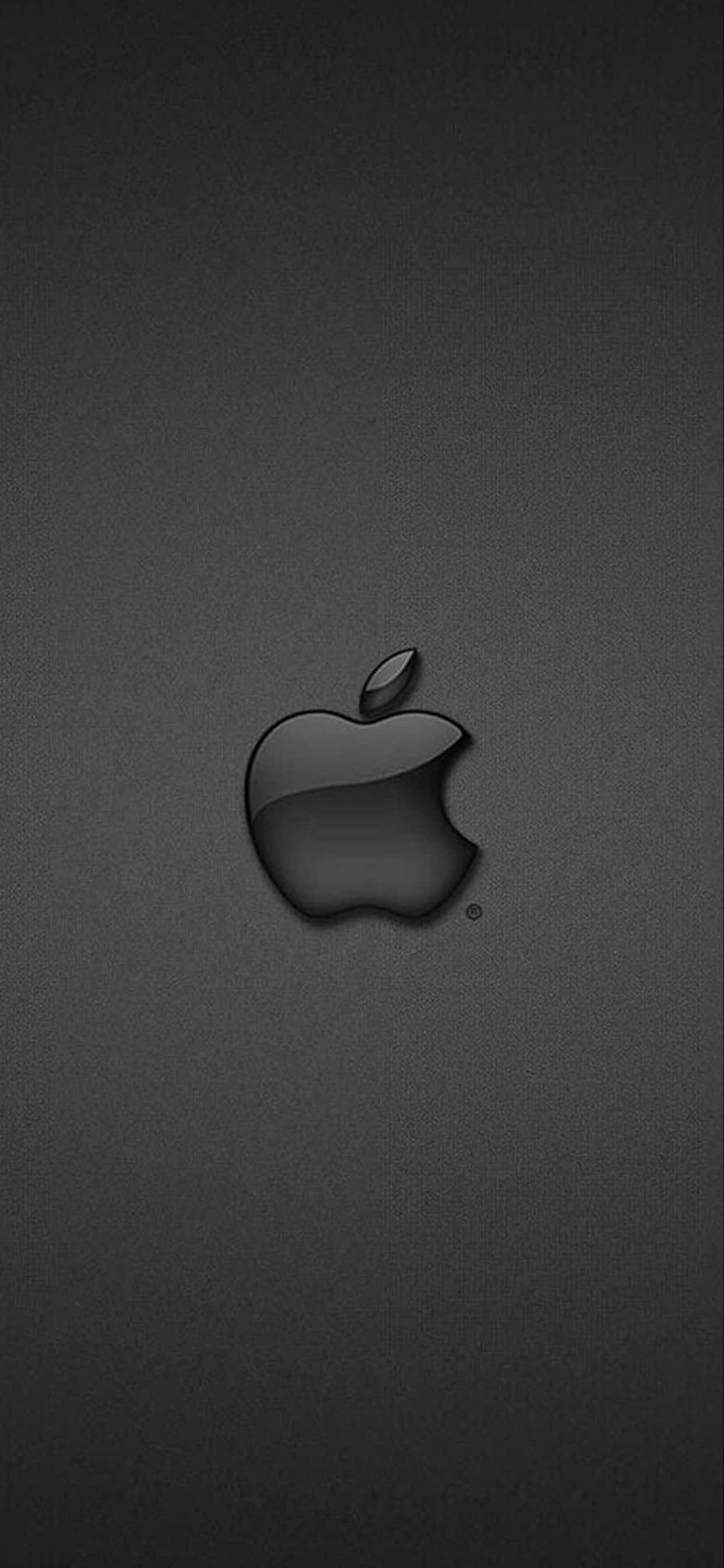iPhone Xs Max Apple Fundal Sigla Gri Fundal