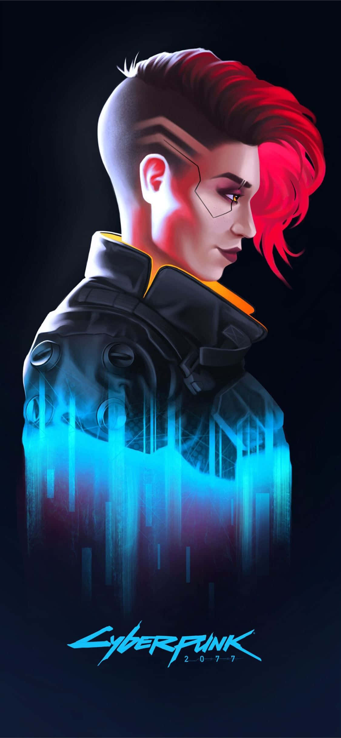 iPhone XS Max Cyberpunk 2077 Fundal Valerie Art Fundal
