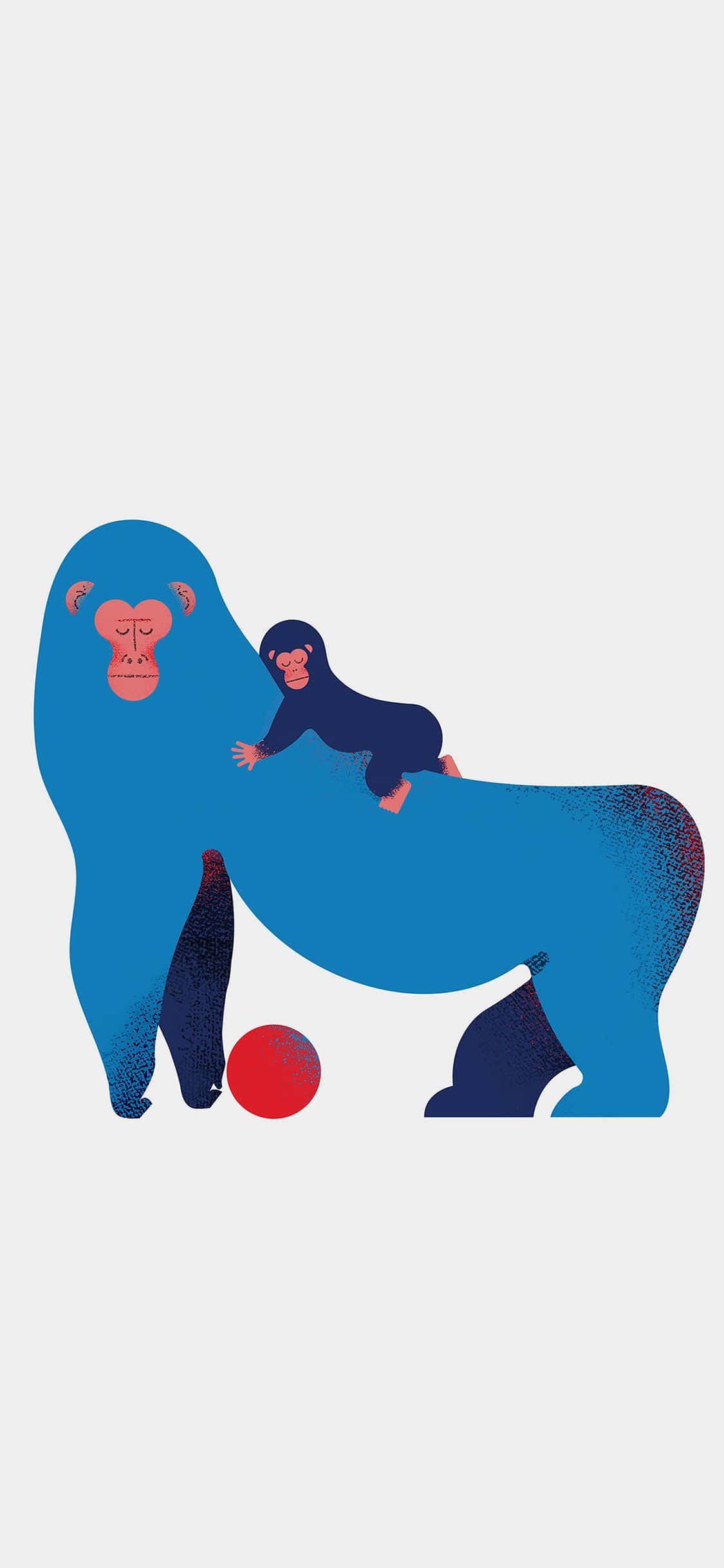 iPhone Xs Max Fundal Gorilla Artă Digitală Fundal