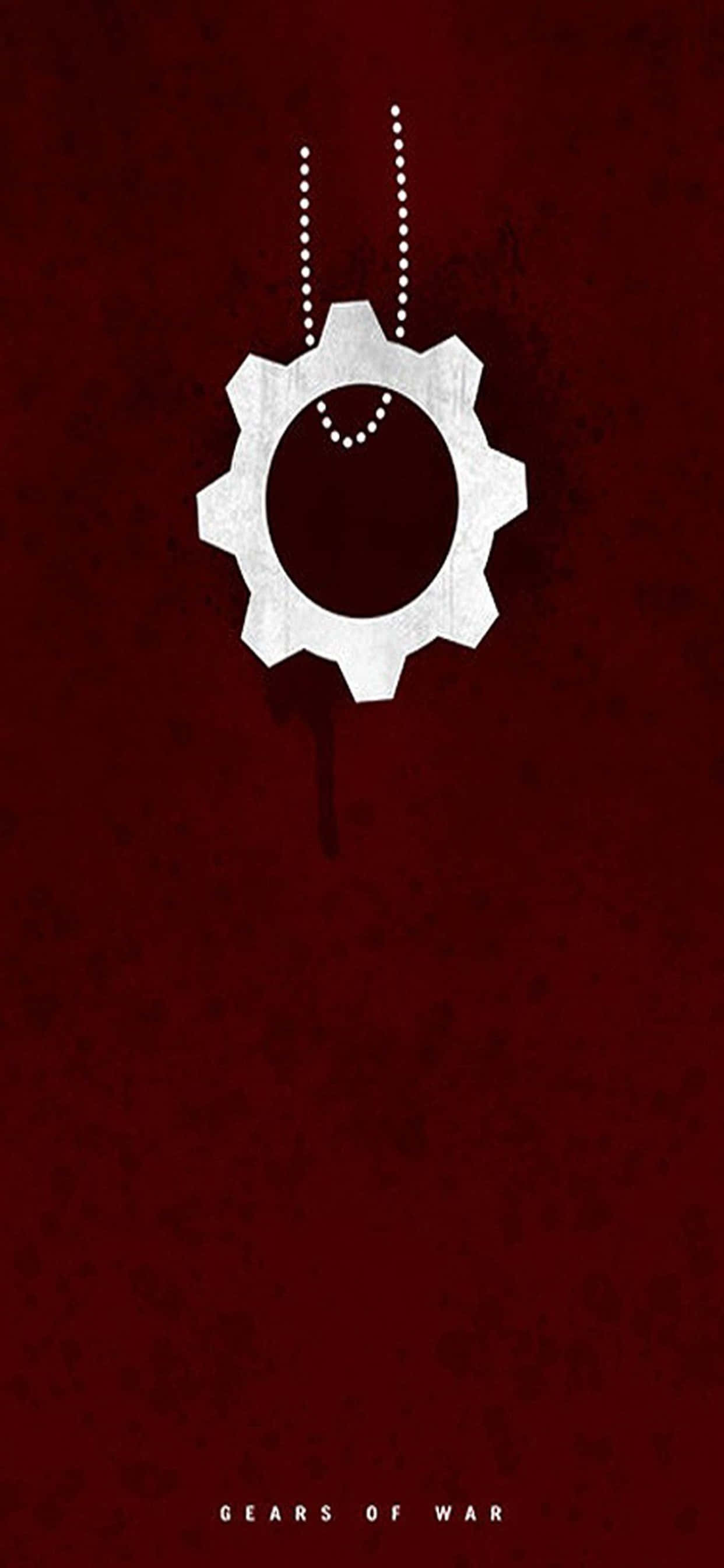 Fundal iPhone XS Max Gears Of War 5 Colier Logo Fundal