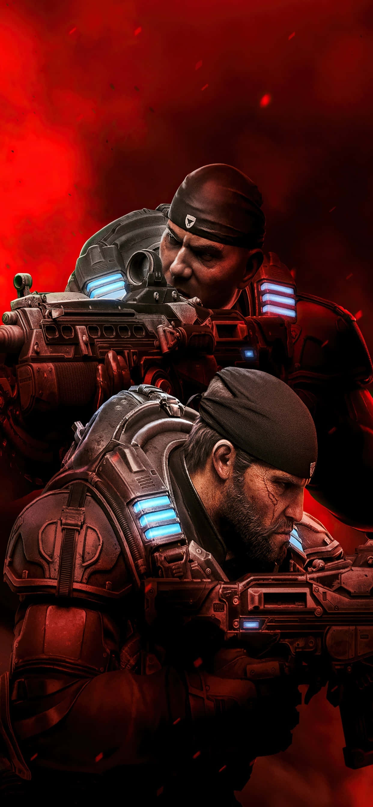 iPhone XS Max Gears Of War 5 Fundal Personaje Joc Fundal