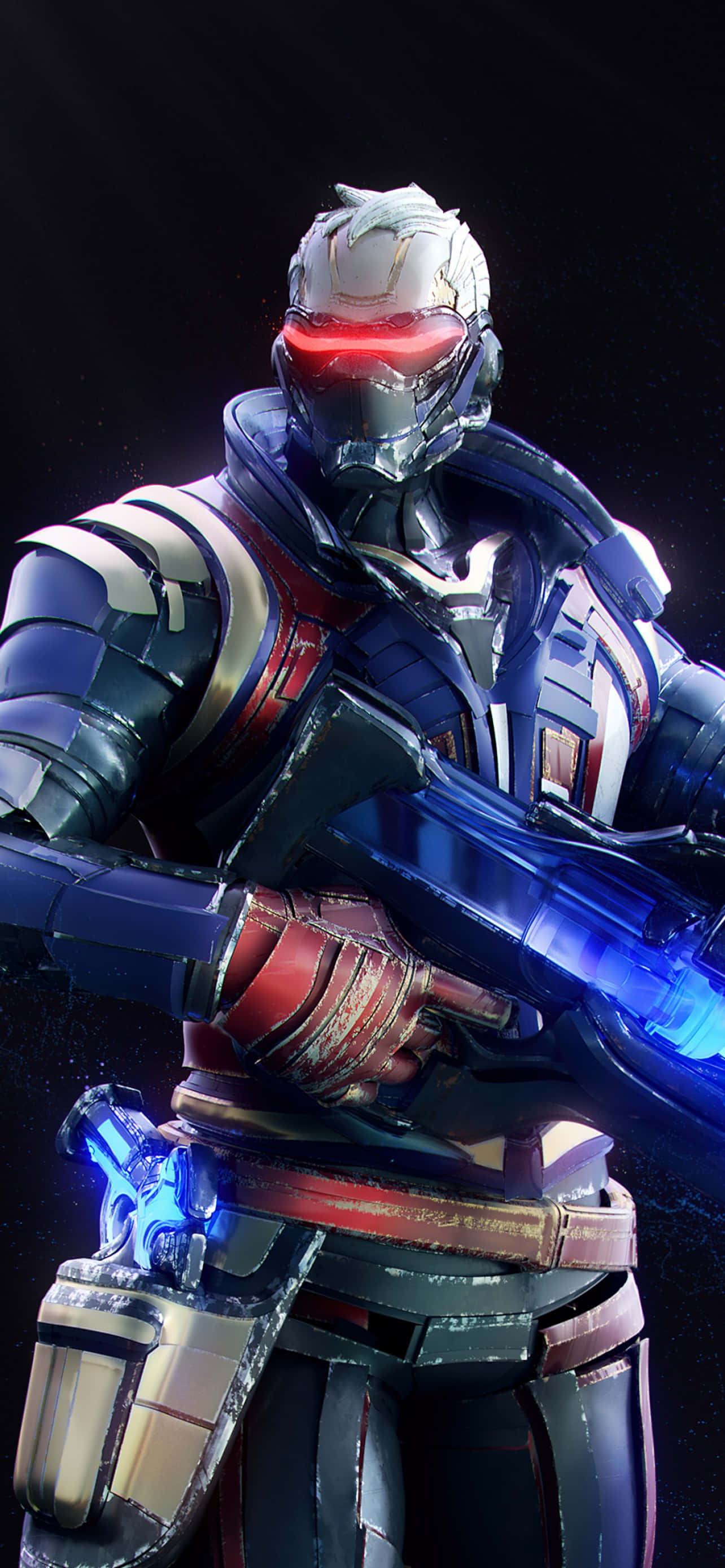 iPhone Xs Max Overwatch Fundal Soldier: 76 Armele Scoase Fundal