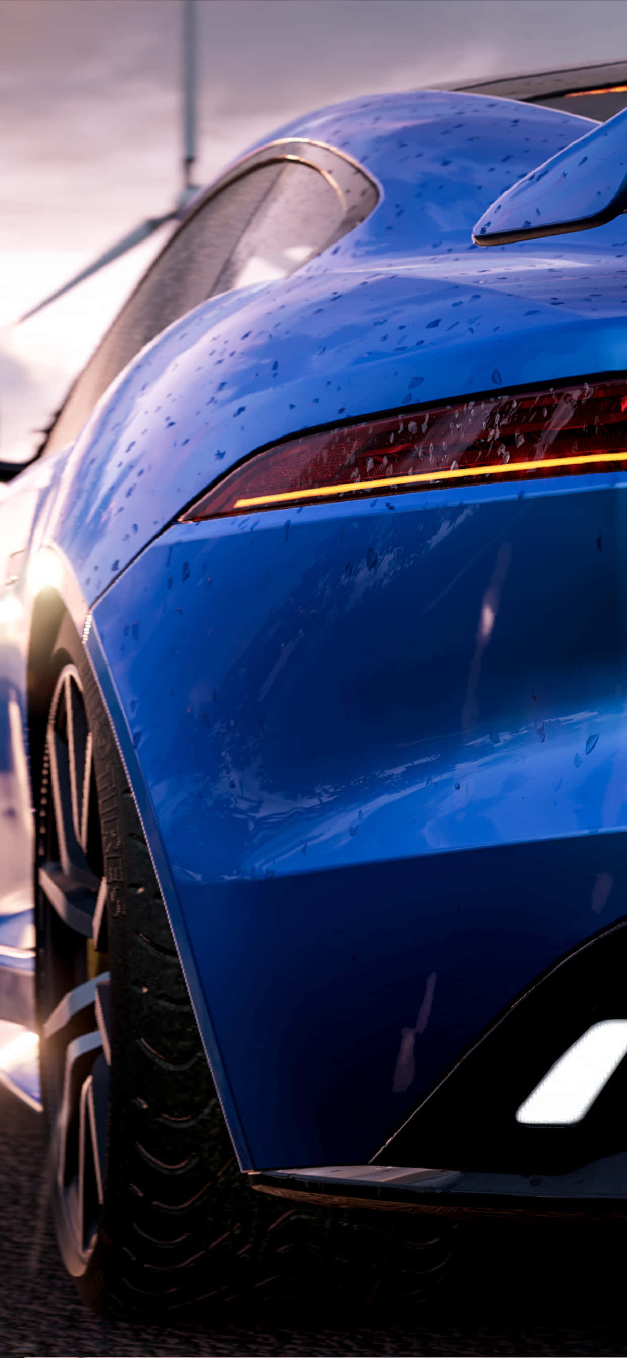 iPhone XS Max Project Cars 2 Jaguar F-Type Albastru Fundal