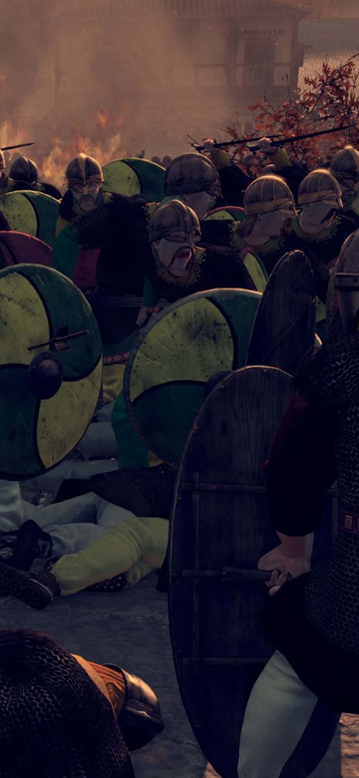 iPhone XS Max Total War Attila Fundal Câmp de Luptă Fundal