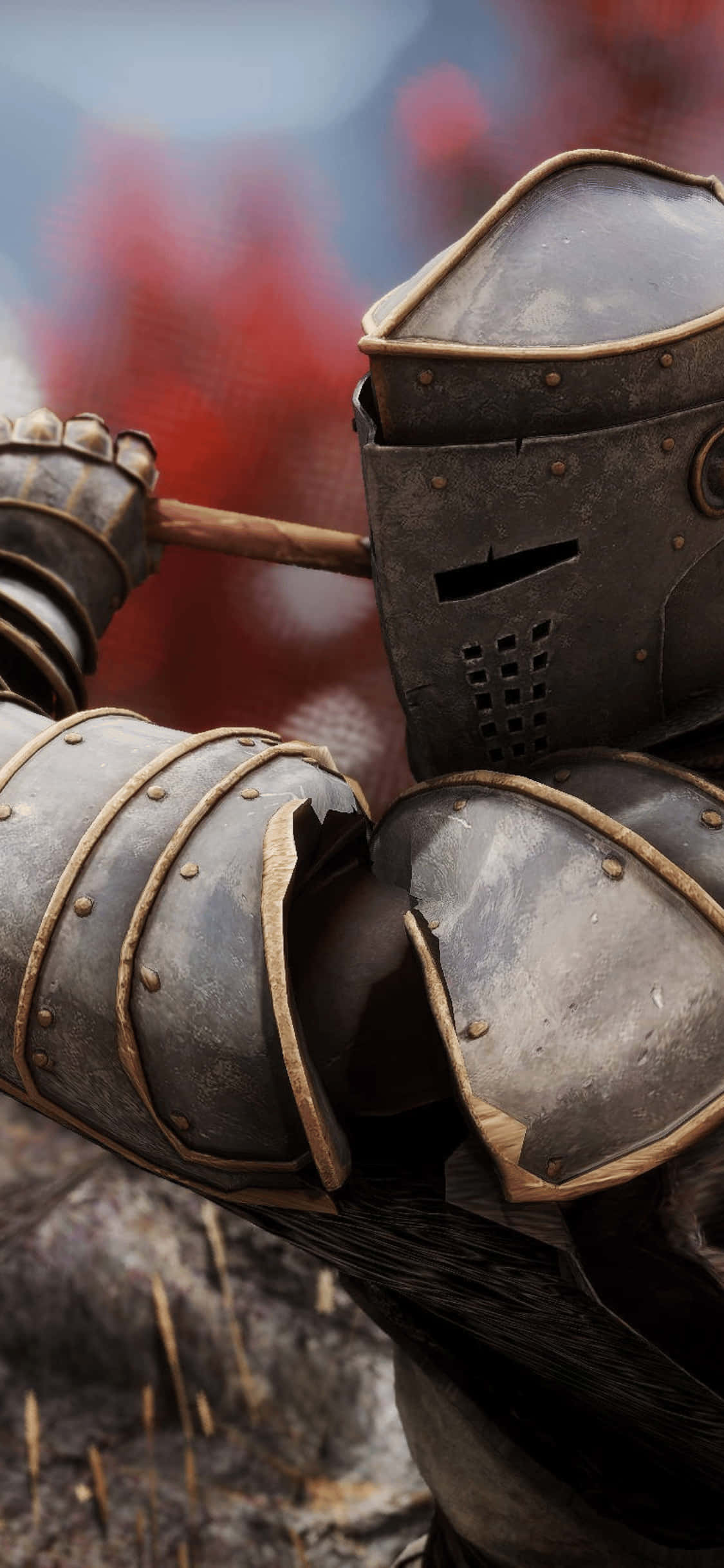 iPhone Xs Mordhau Războinici Fundal Neclar Fundal