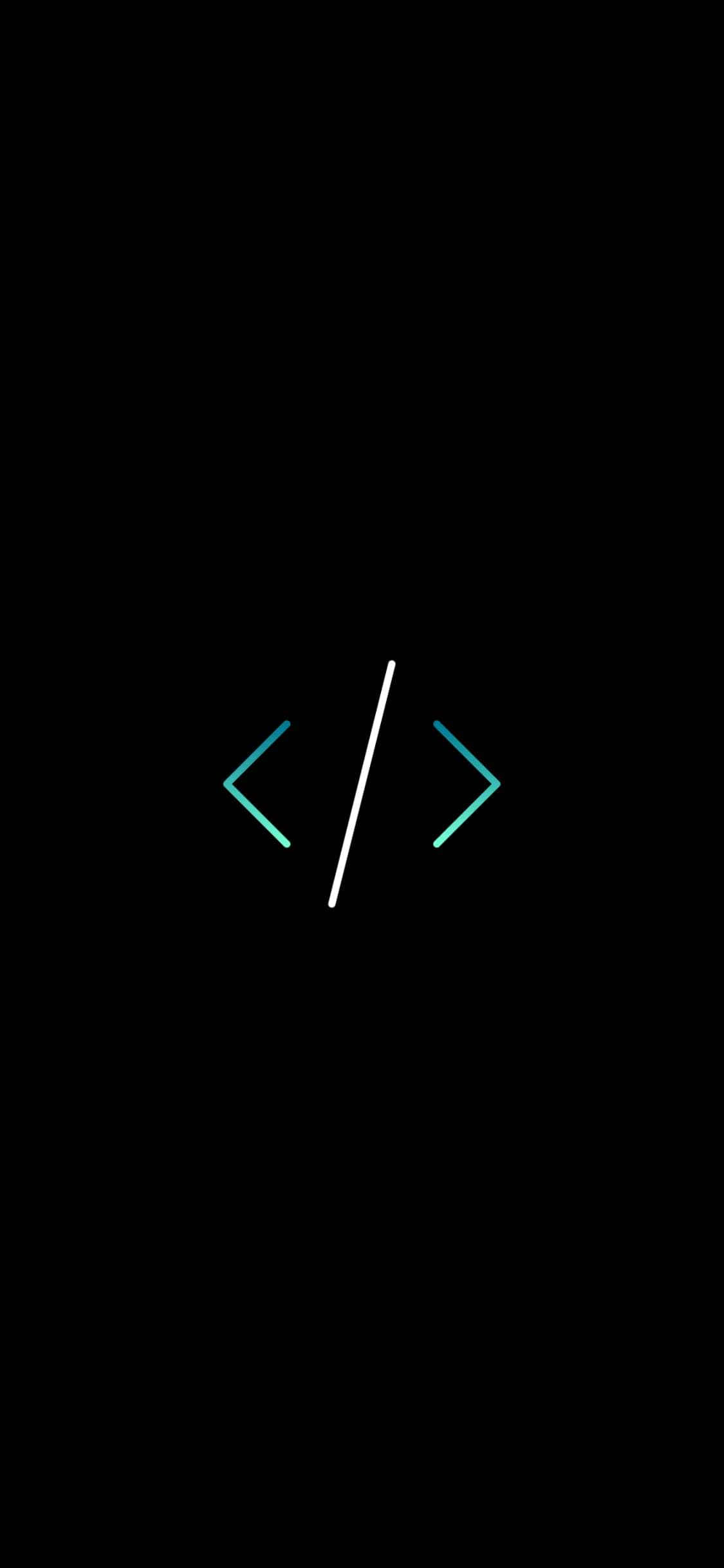 iPhone Xs Programming Background Codare Minimală Fundal