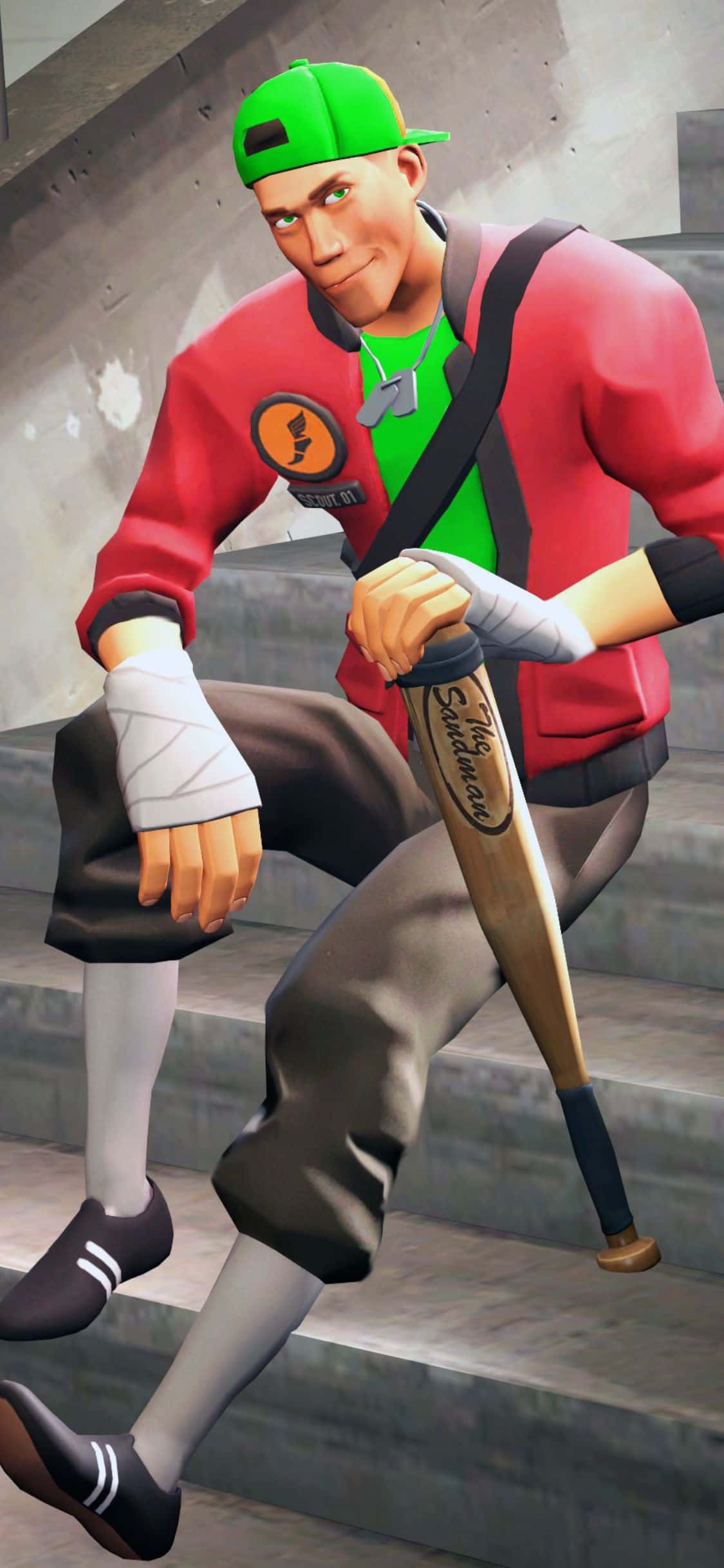 iPhone XS Team Fortress 2 Personaj Joc Video Scout Fundal