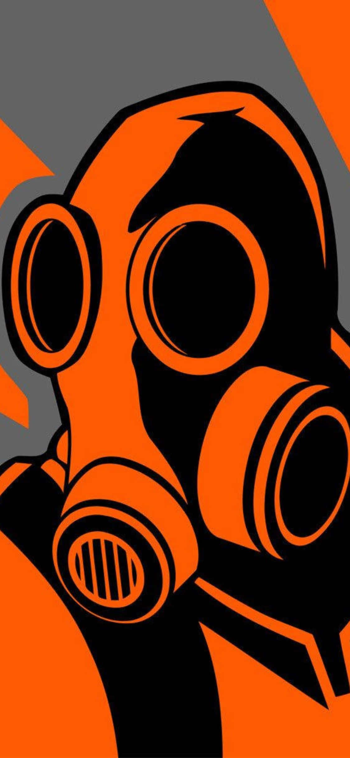 iPhone Xs Tf2 Fundal Pyro Tintat Portocaliu Fundal
