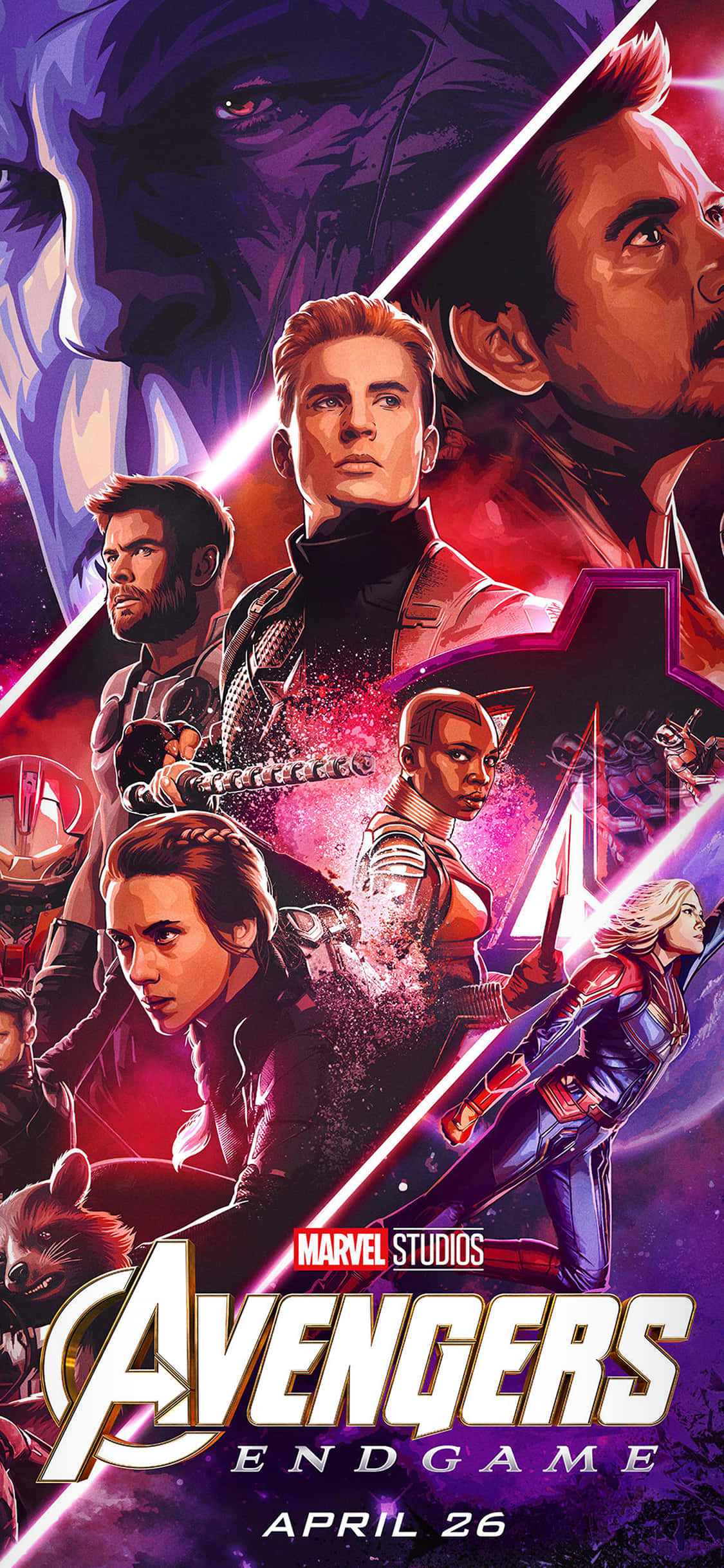Iron Man, Captain America și Thor se unesc în Avengers Endgame Fundal