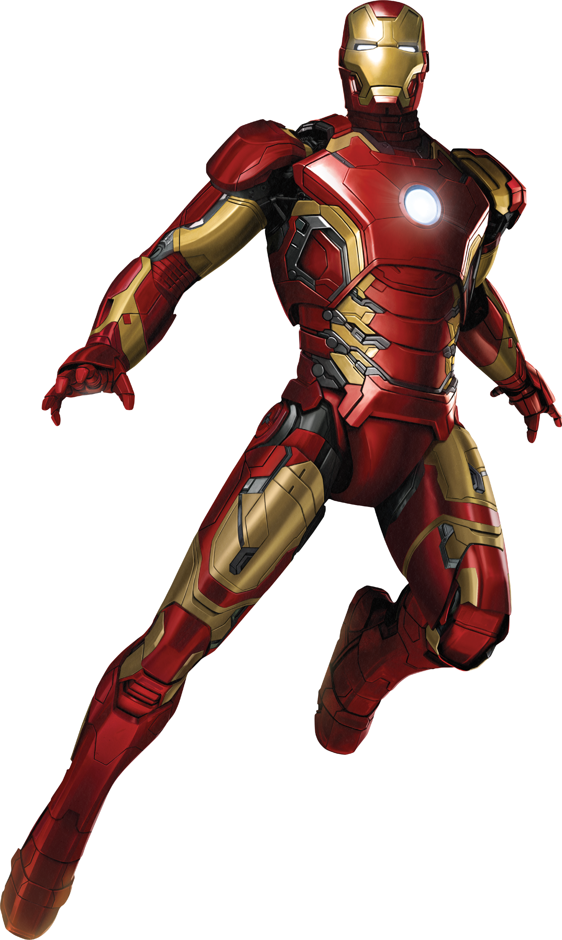 Iron Man în poziție de zbor Fundal