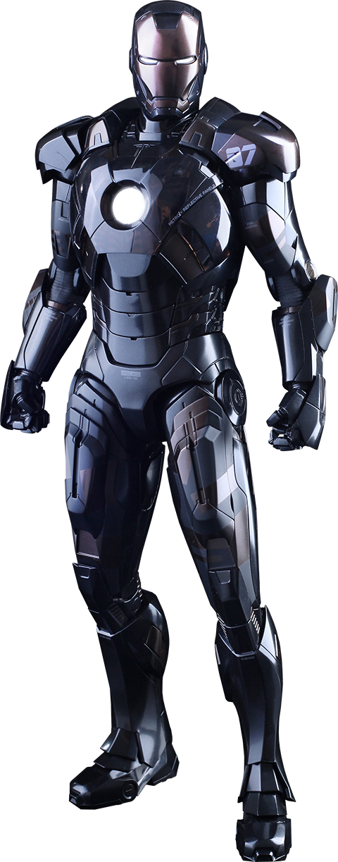 Iron Man în poziție în picioare, armură Fundal