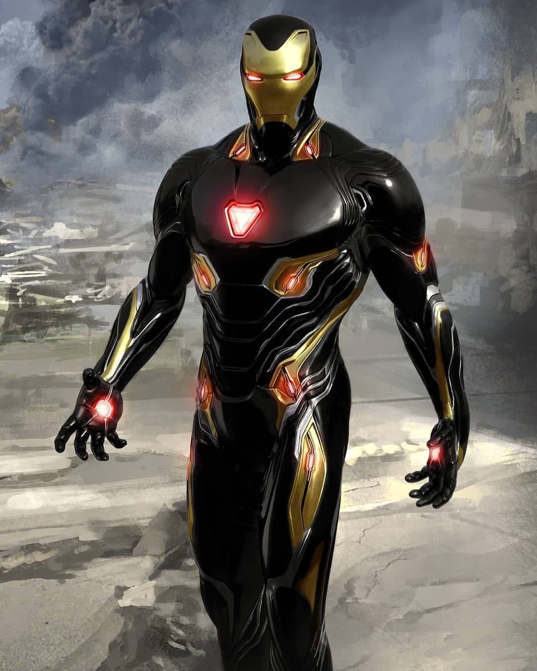 Iron Man Mark 85 Culori Alternative Fundal