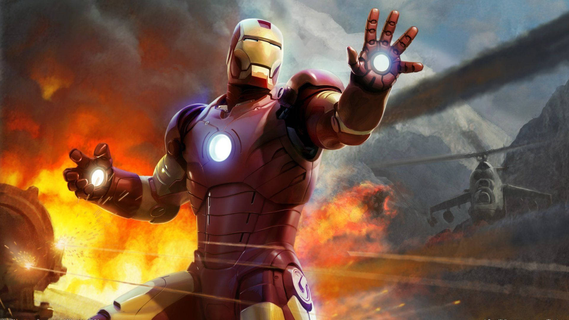 Iron Man Răzbunătorii Fundal