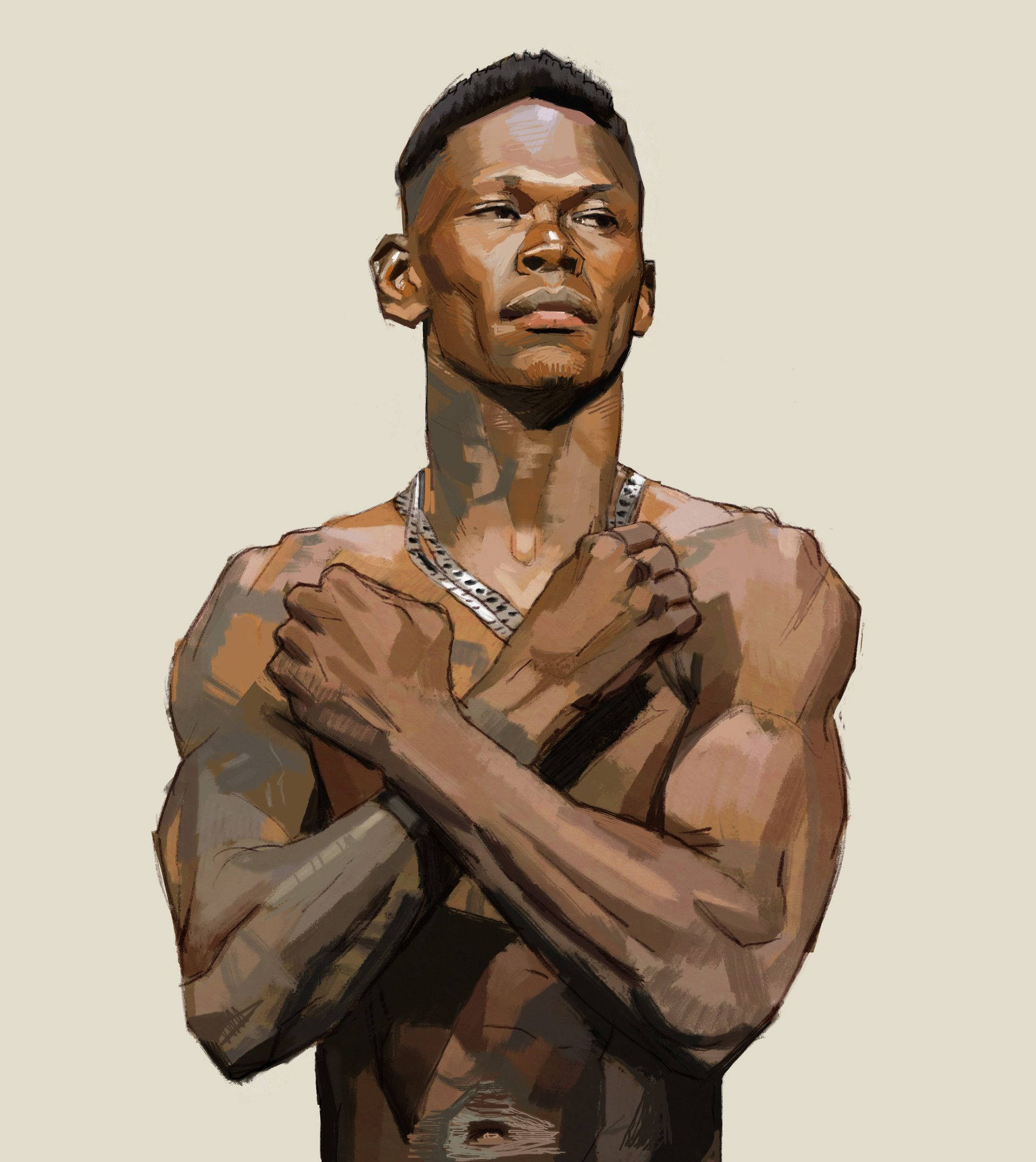 Israel Adesanya Salut Wakanda Fundal