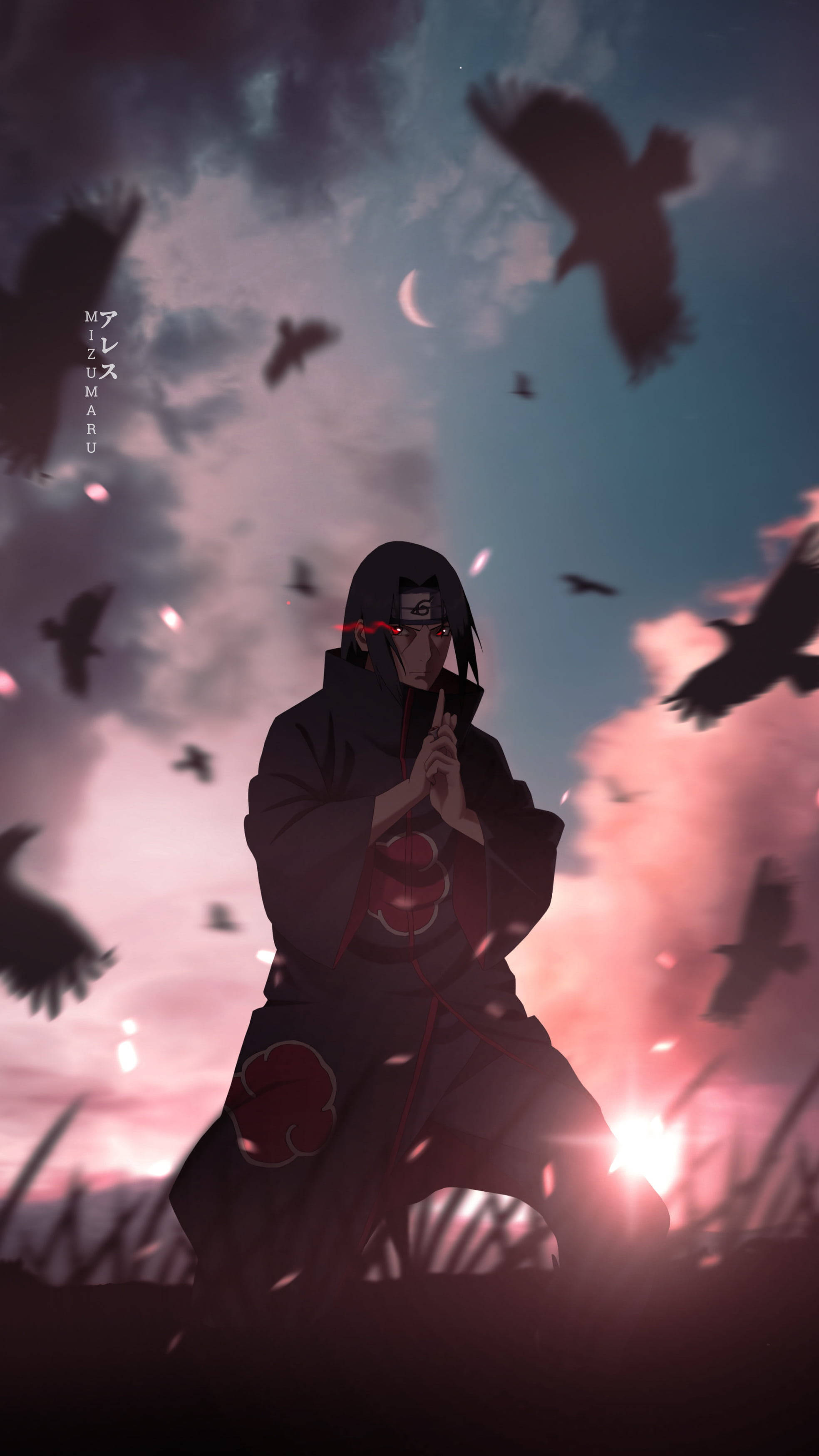 Itachi Naruto 4K pentru mobil Fundal
