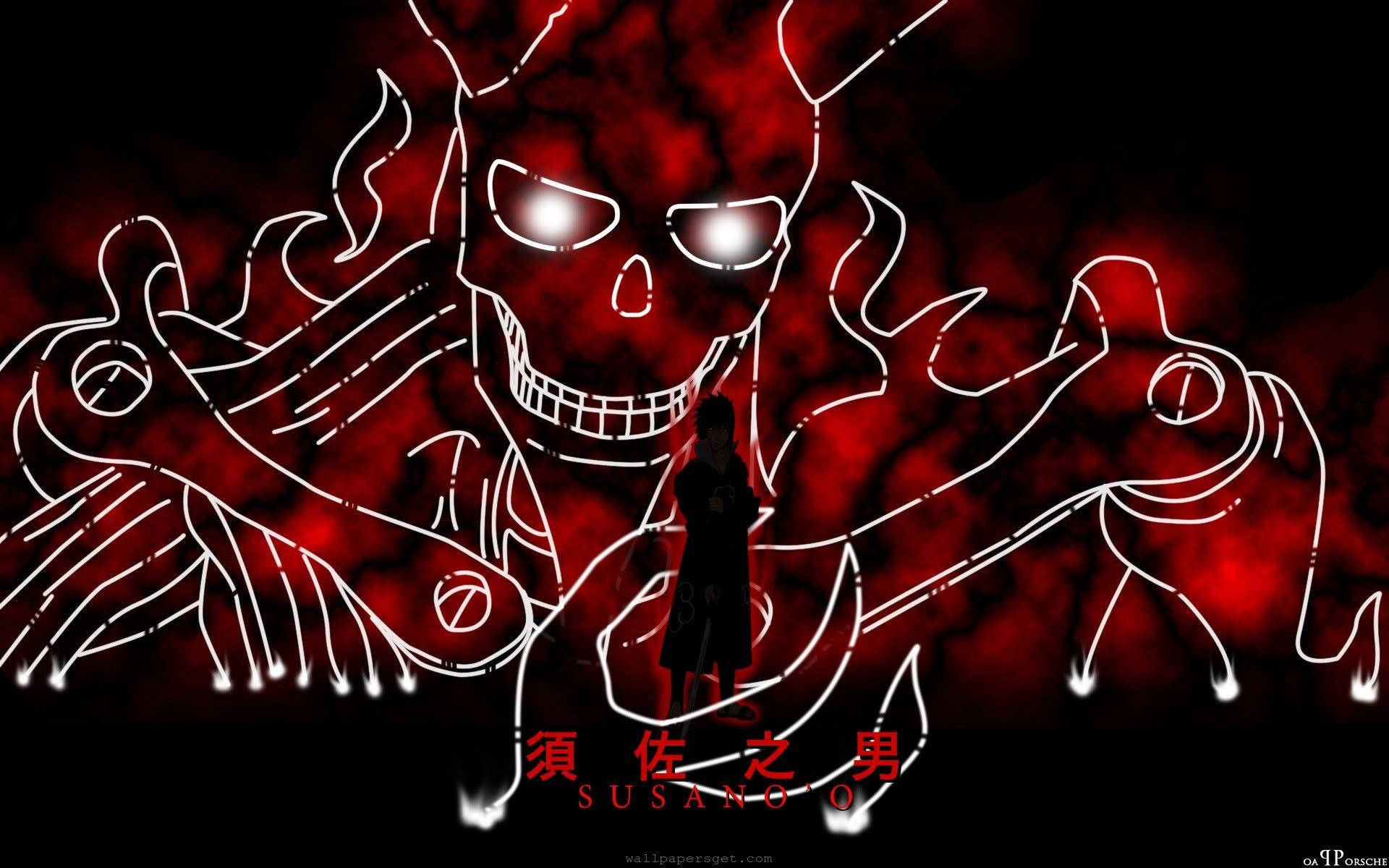 Itachi și puternicul său Susanoo Fundal