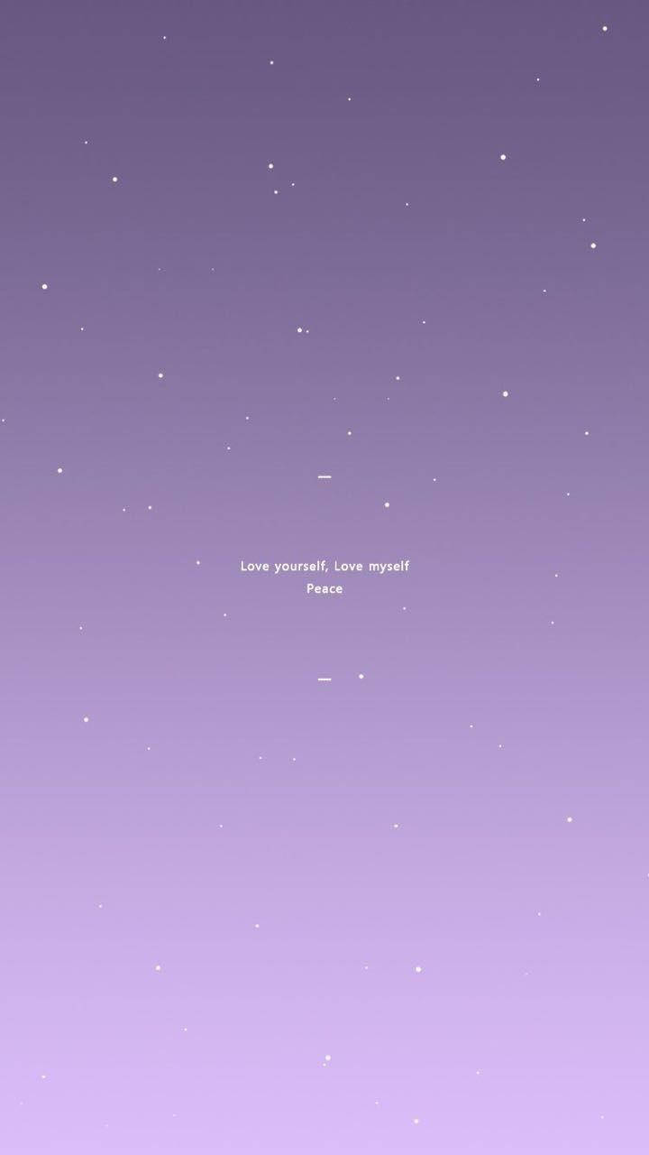 Iubește-te Pastel Mov Tumblr Fundal
