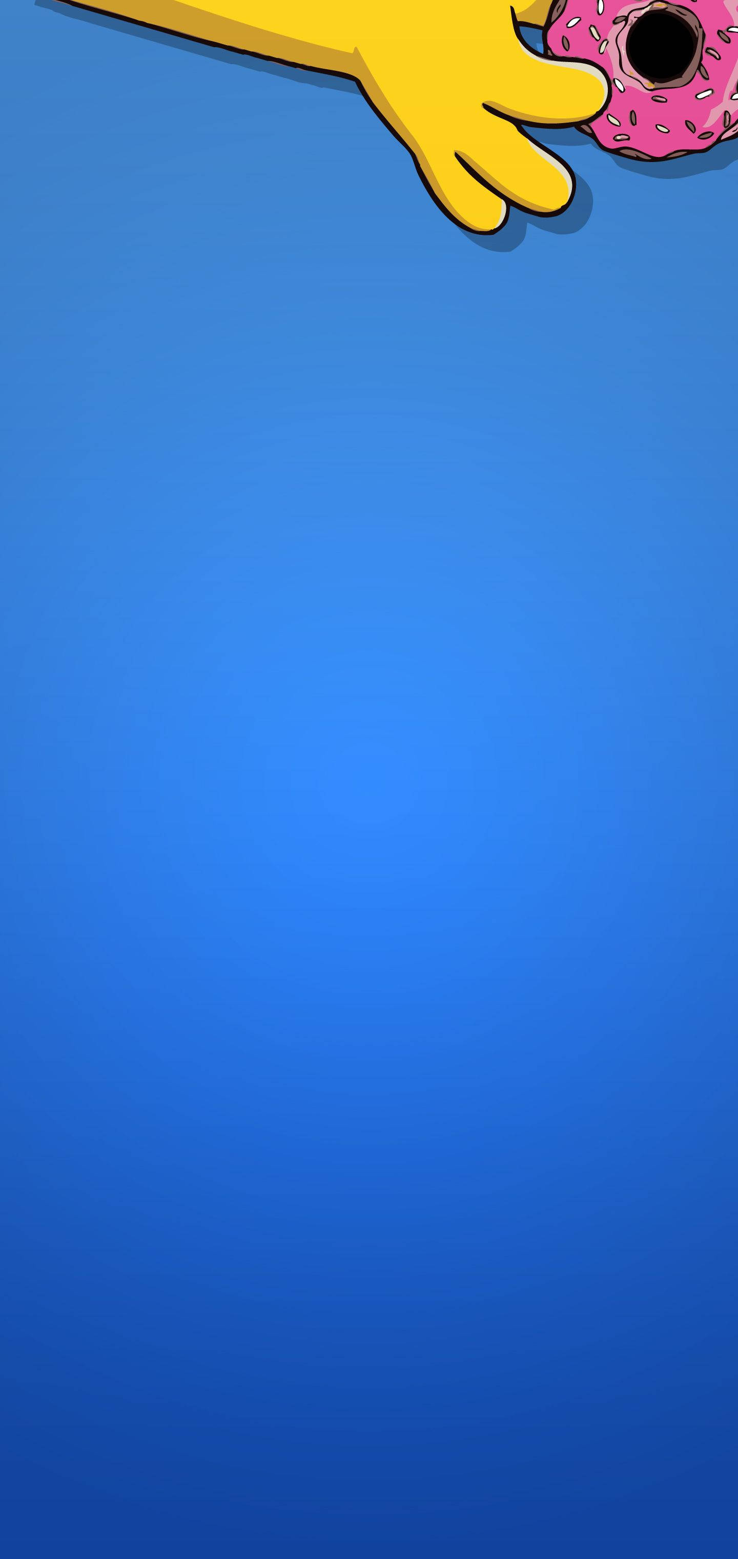 Iubești gogosile? Află noul Samsung S10 în Dulce Donut Blue Fundal