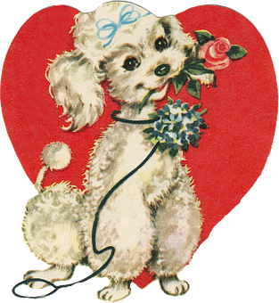 Iubire de Catelus Vintage de Valentine Fundal