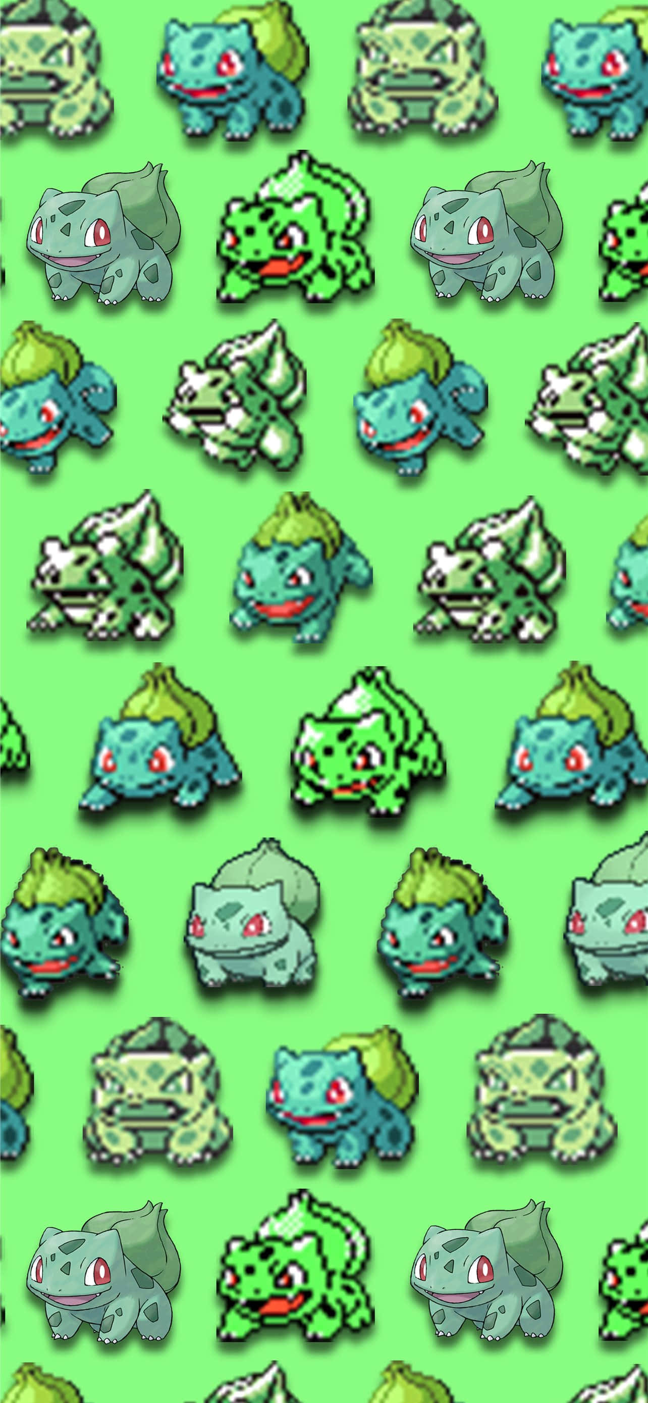 Ivysaur Bright Green Fundal